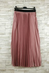 jupe plissée satinée