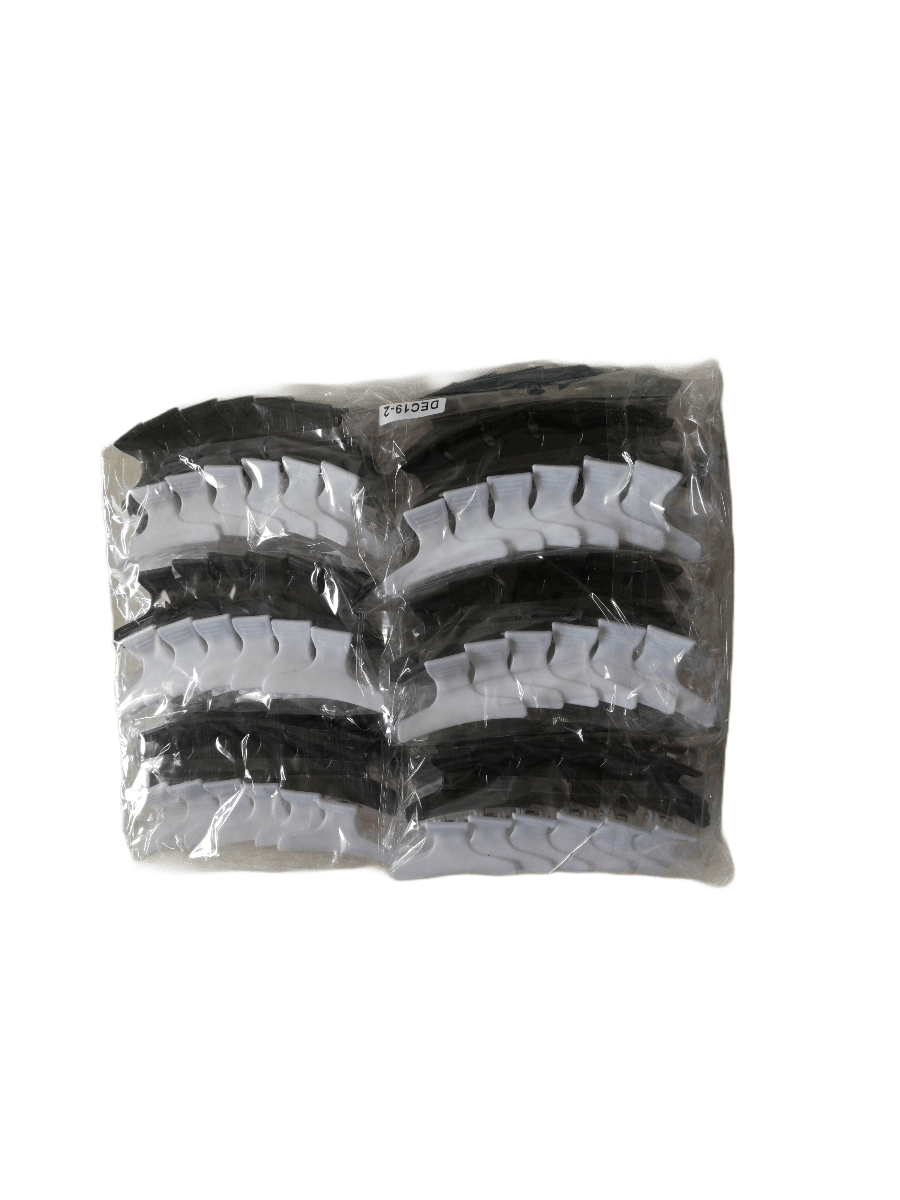 LOT DE 12 PAQUETS - Petites pinces crabes unicolore (x12) 1,00€/paquet | Grossiste-pro