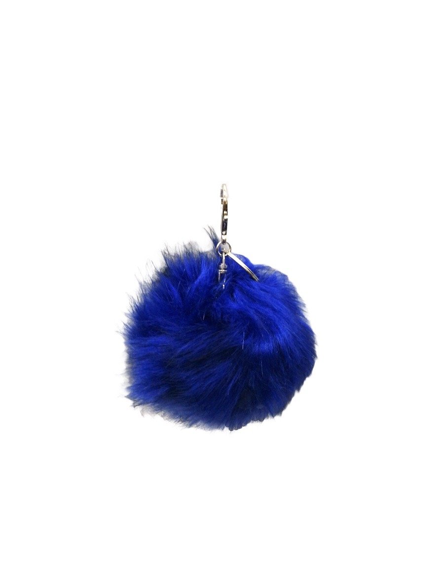 LOT DE 12 - Porte-clé pompon fausse fourrure 1,50€/unité | Grossiste-pro