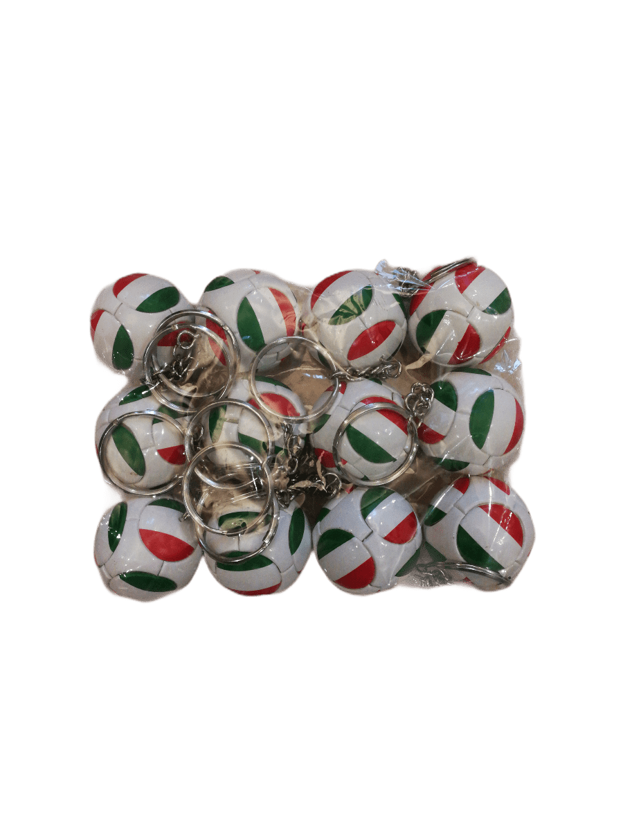 LOT DE 12 - Porte-clé foot drapeau Italie 0,80€/unité | Grossiste-pro
