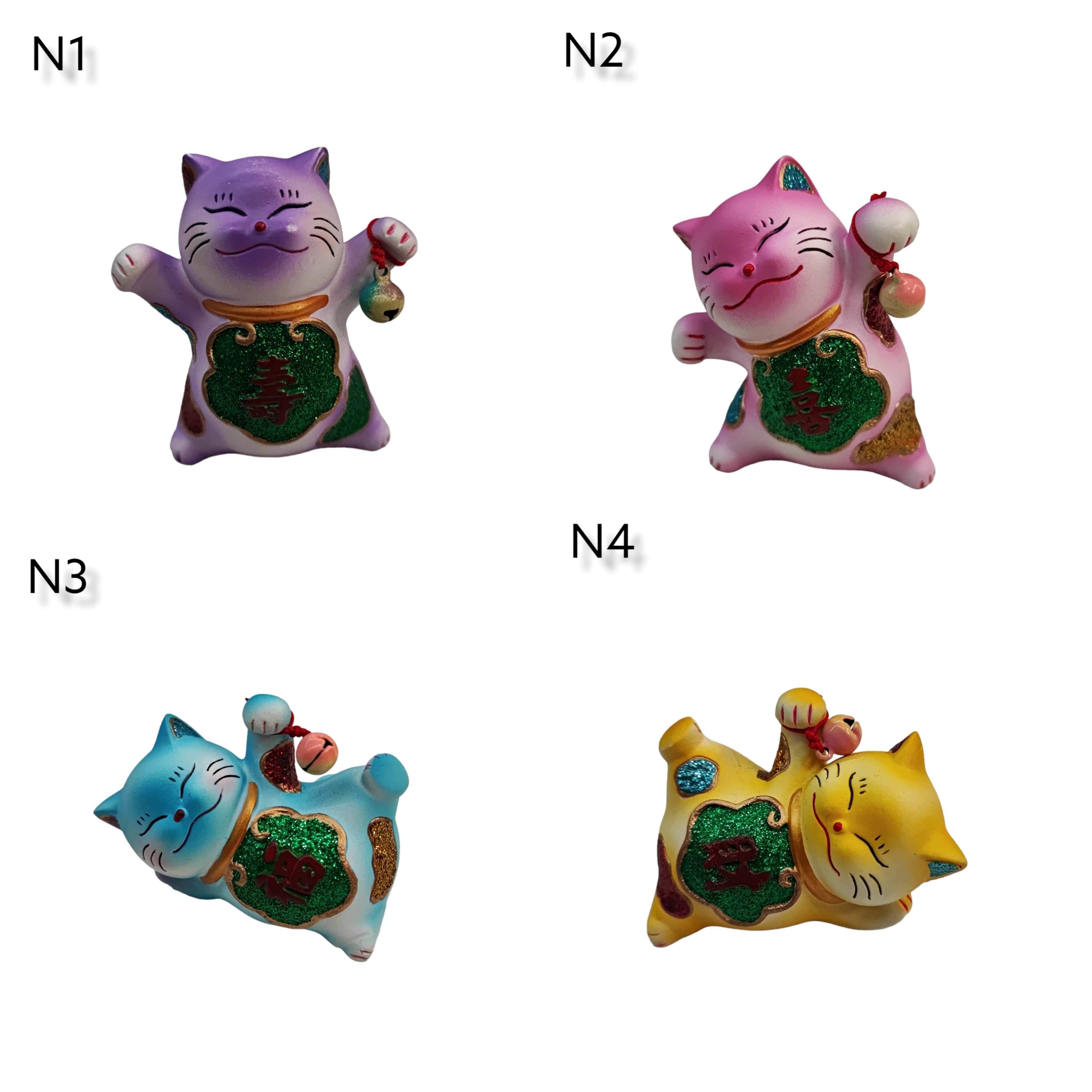 Sculpture Figurine Chat (x12) #C1