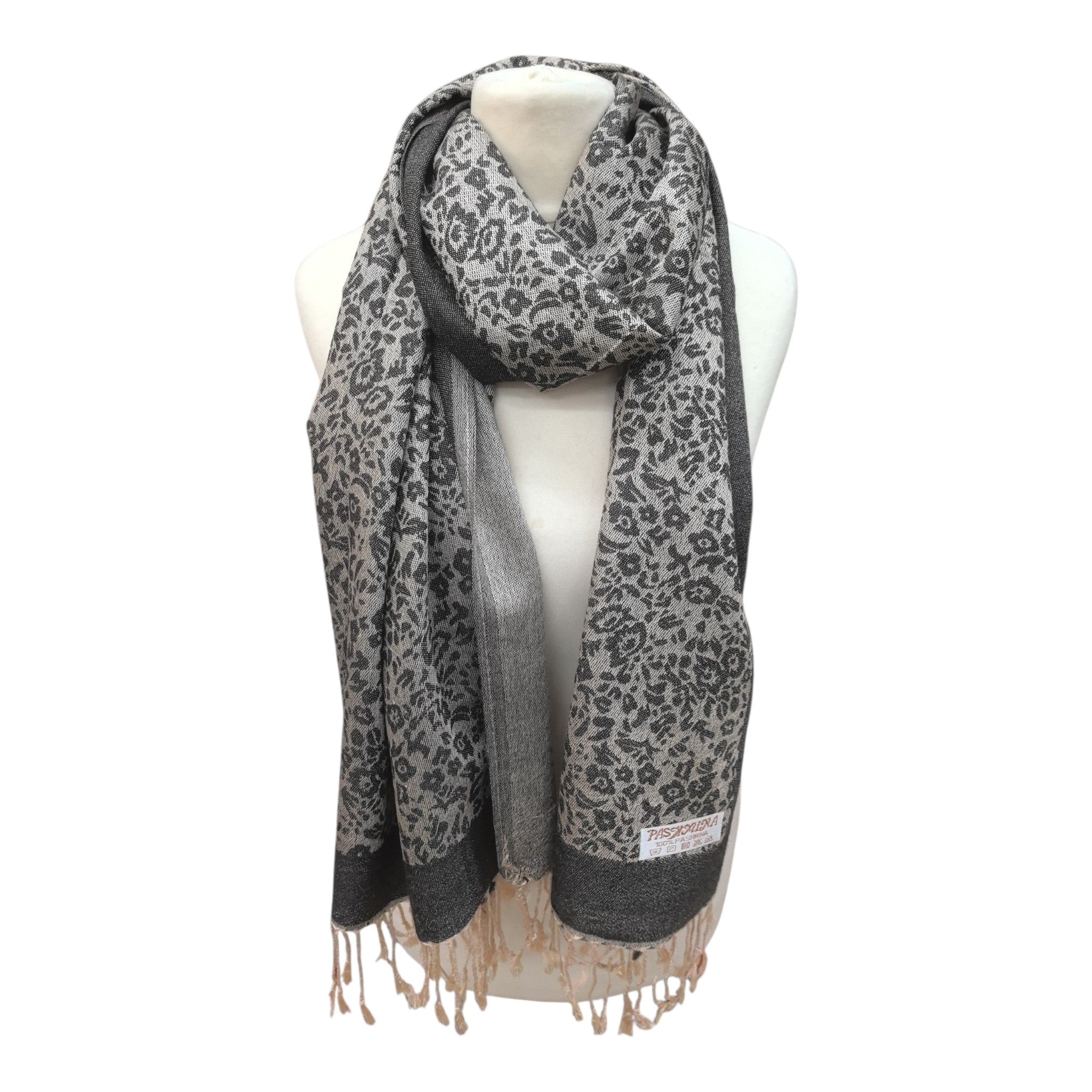 Écharpe femme motif floral PHM-62 (x12)