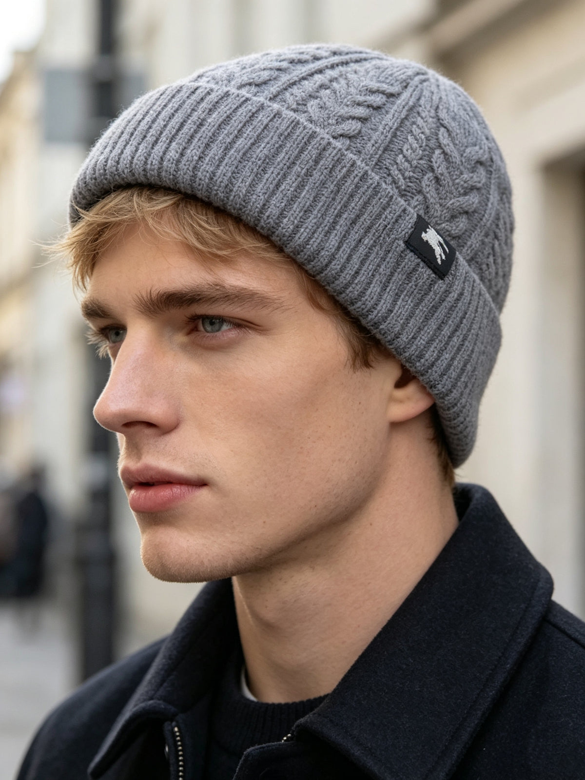 Bonnet homme en doublé polaire （x12)