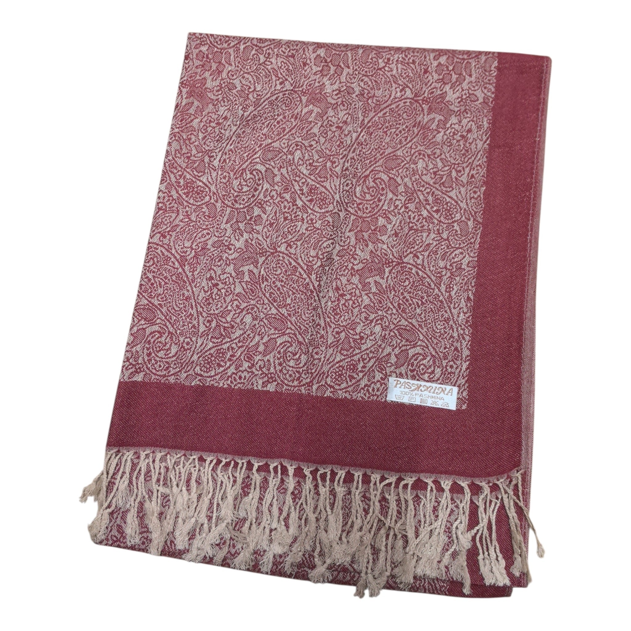 Écharpe Pashmina à motif paisley PHM-60（x12)