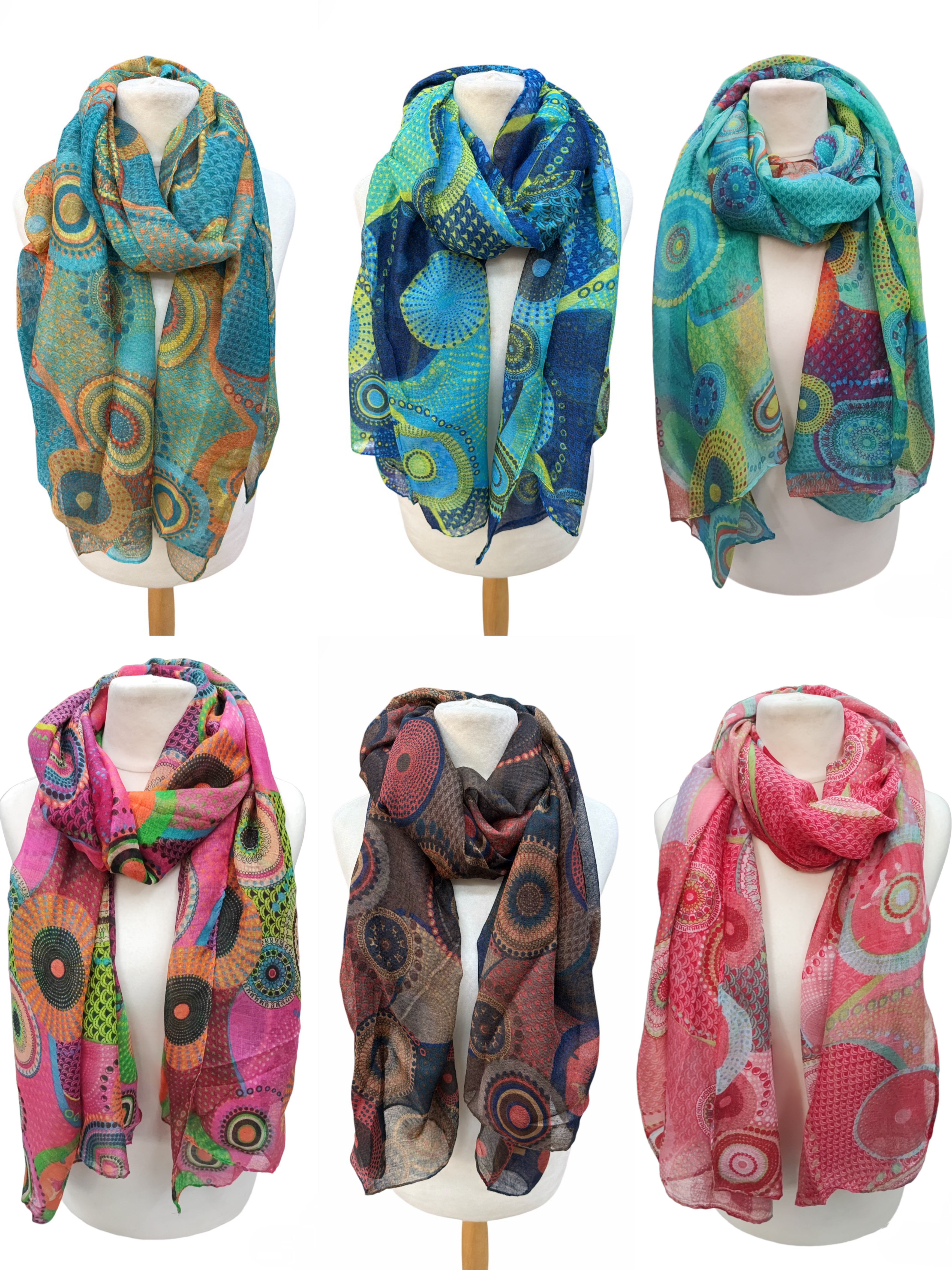 Foulard motif rosace   (x12)
