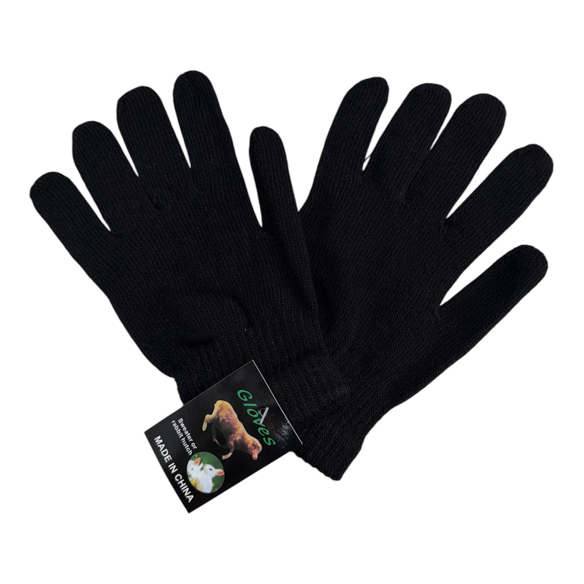 Gants d’hiver  en maille confortable(x12)