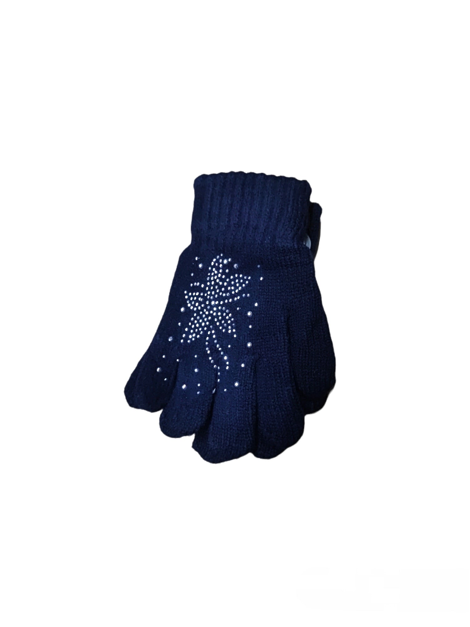 Gants enfant strass  4/8ans (x12) E18