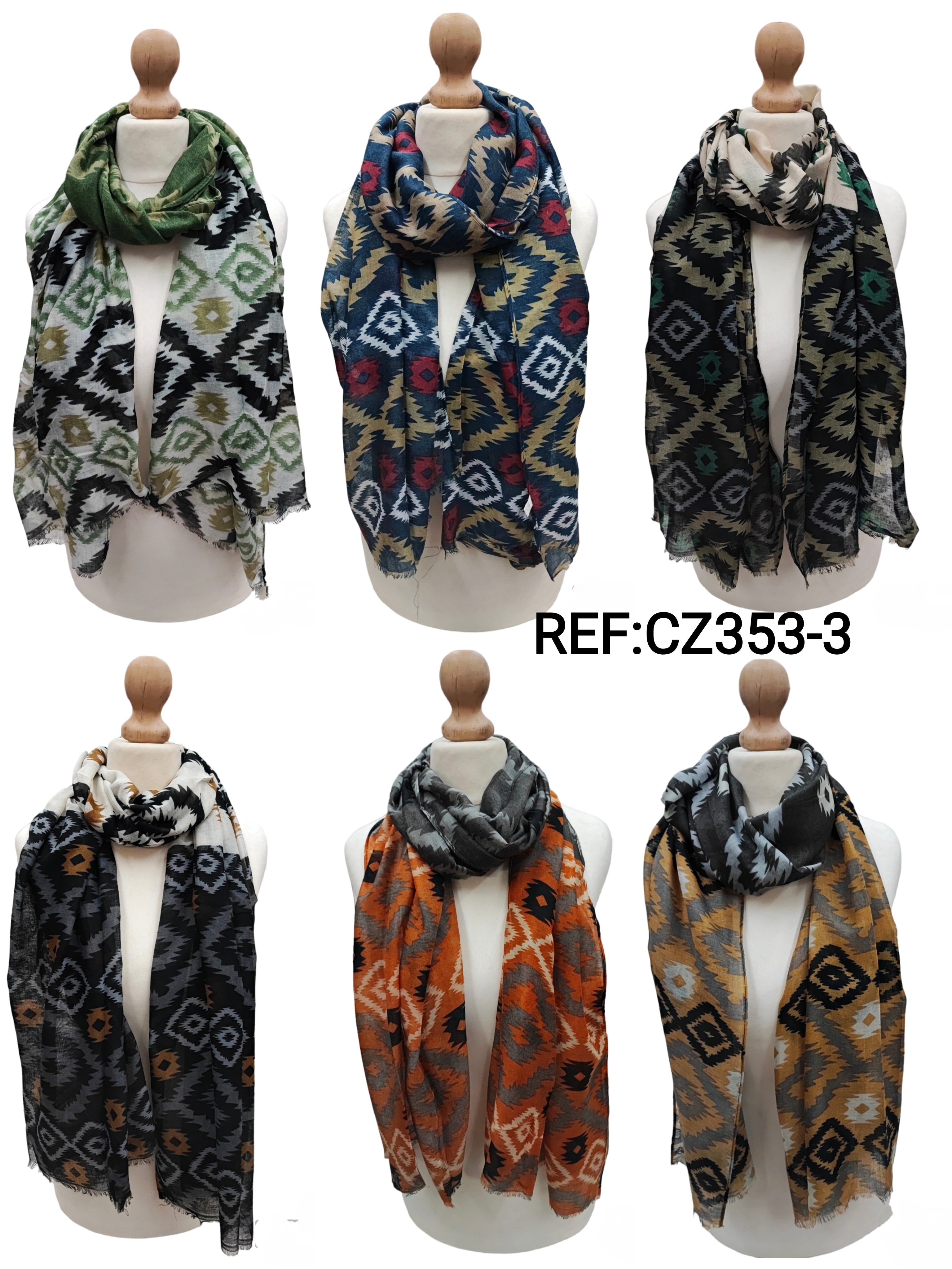 foulard imprime  (x12) #3