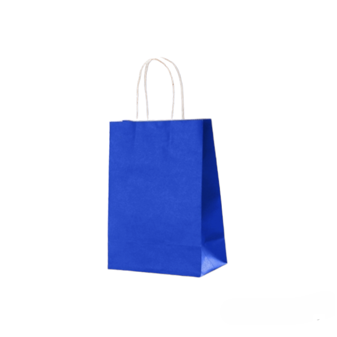 LOT DE 120 -Sacs papier kraft /16*8*22cm (couleurs mélangées)