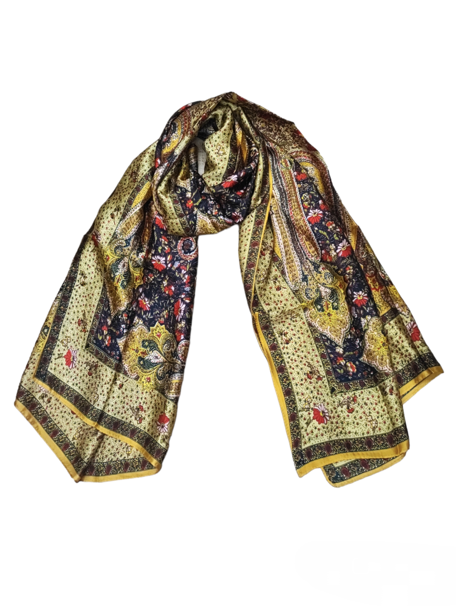 Foulard de soie motif  Imprimé  Charme persan(x6) #2