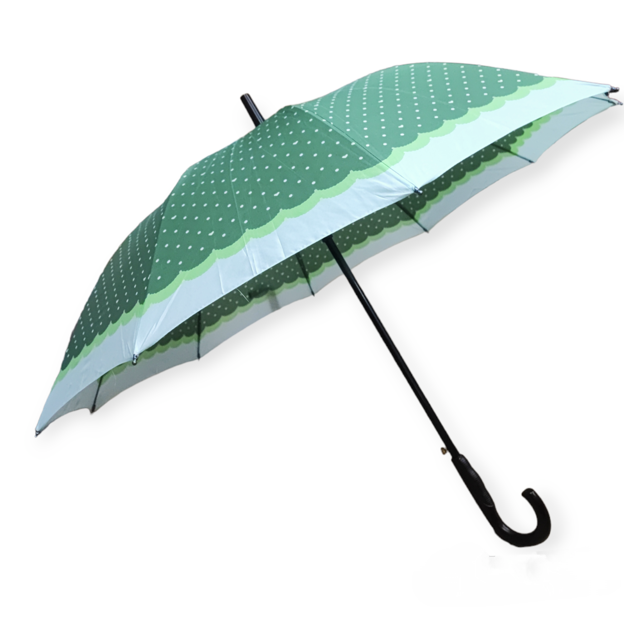 Parapluie long motif  Petit pois (x12)