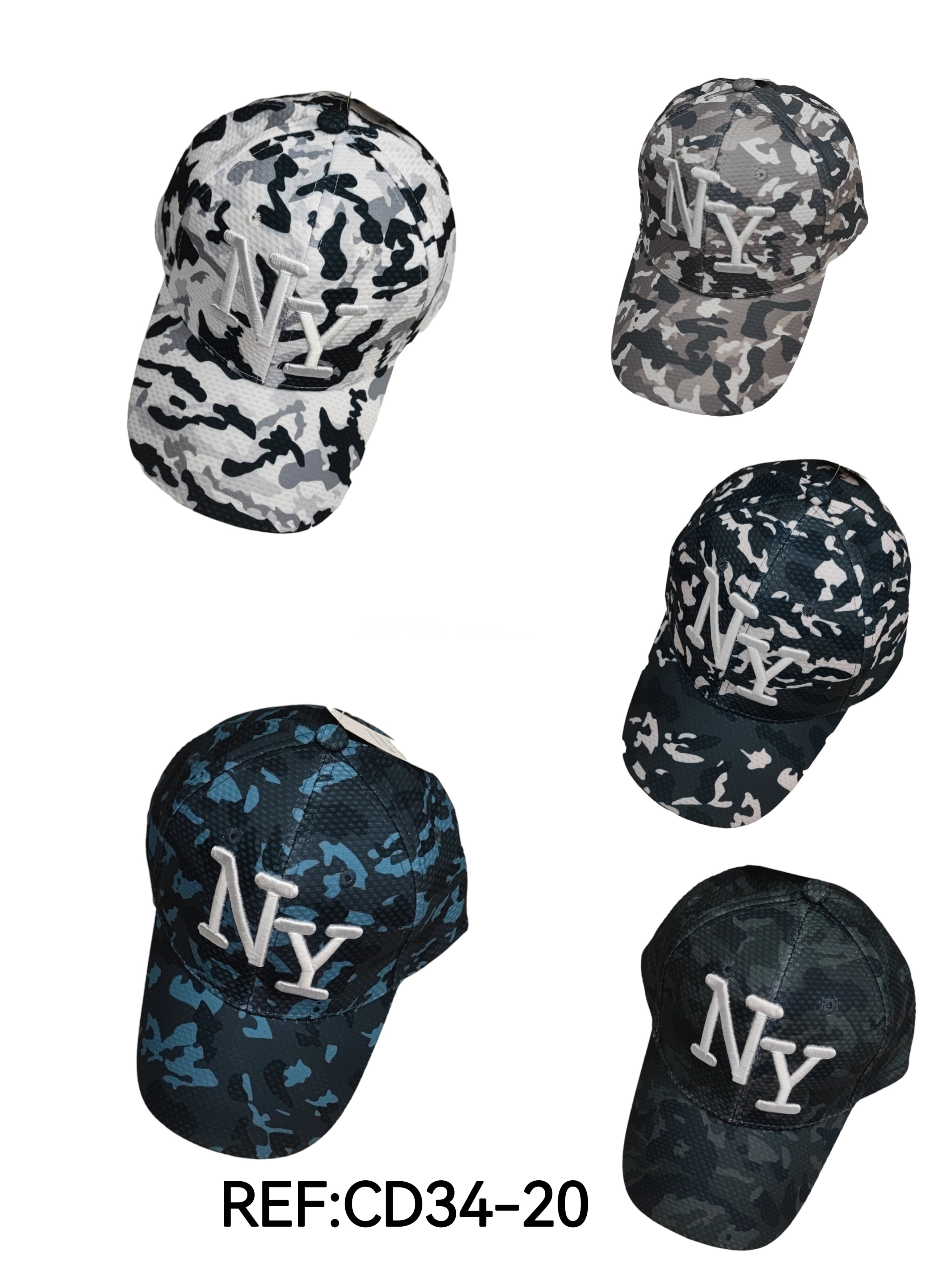 Casquettes écriture NY (x12) #20