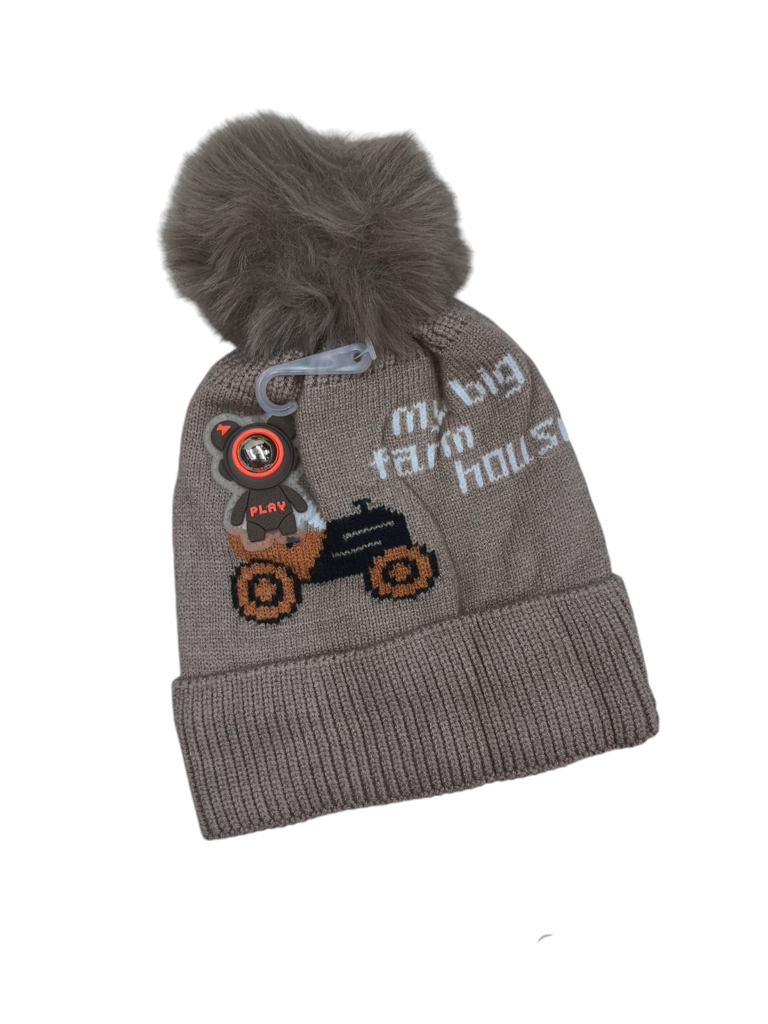 Bonnet enfant motif ours(x12)