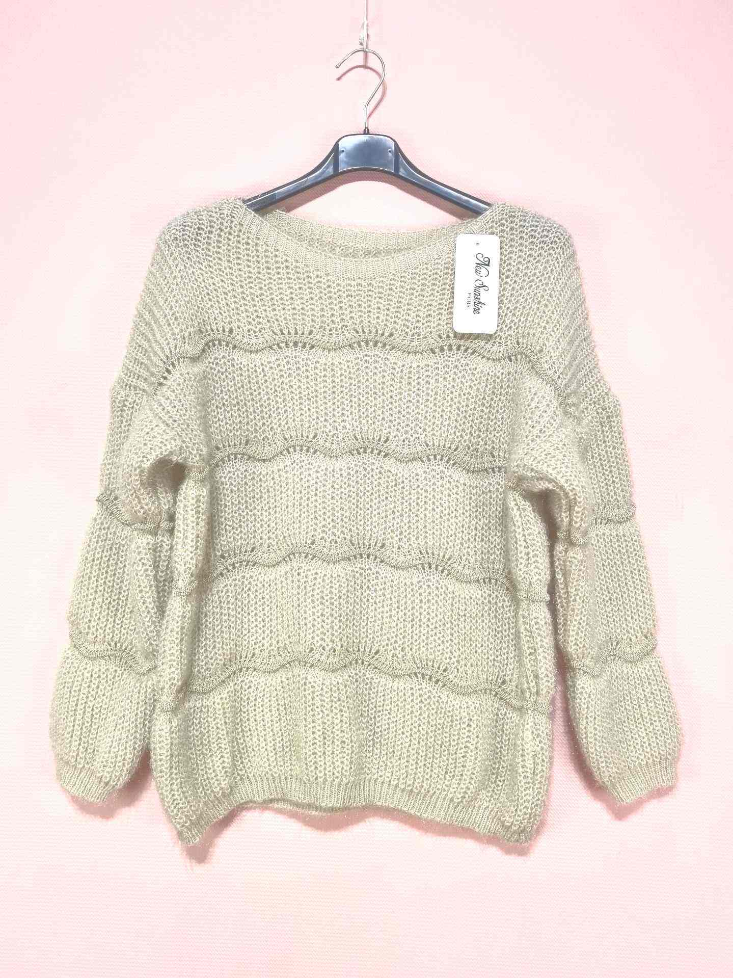 Pull rayures lurex  (x6)