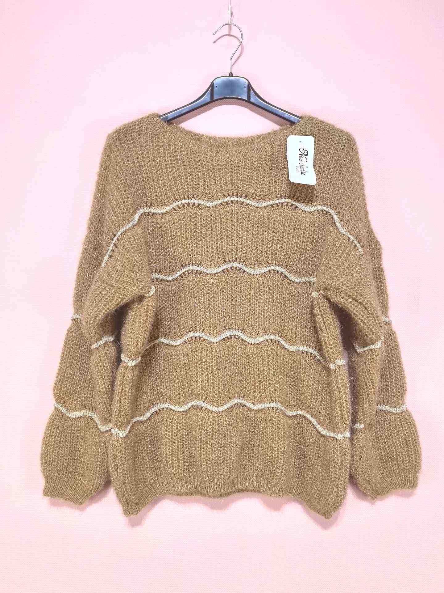 Pull rayures lurex  (x6)