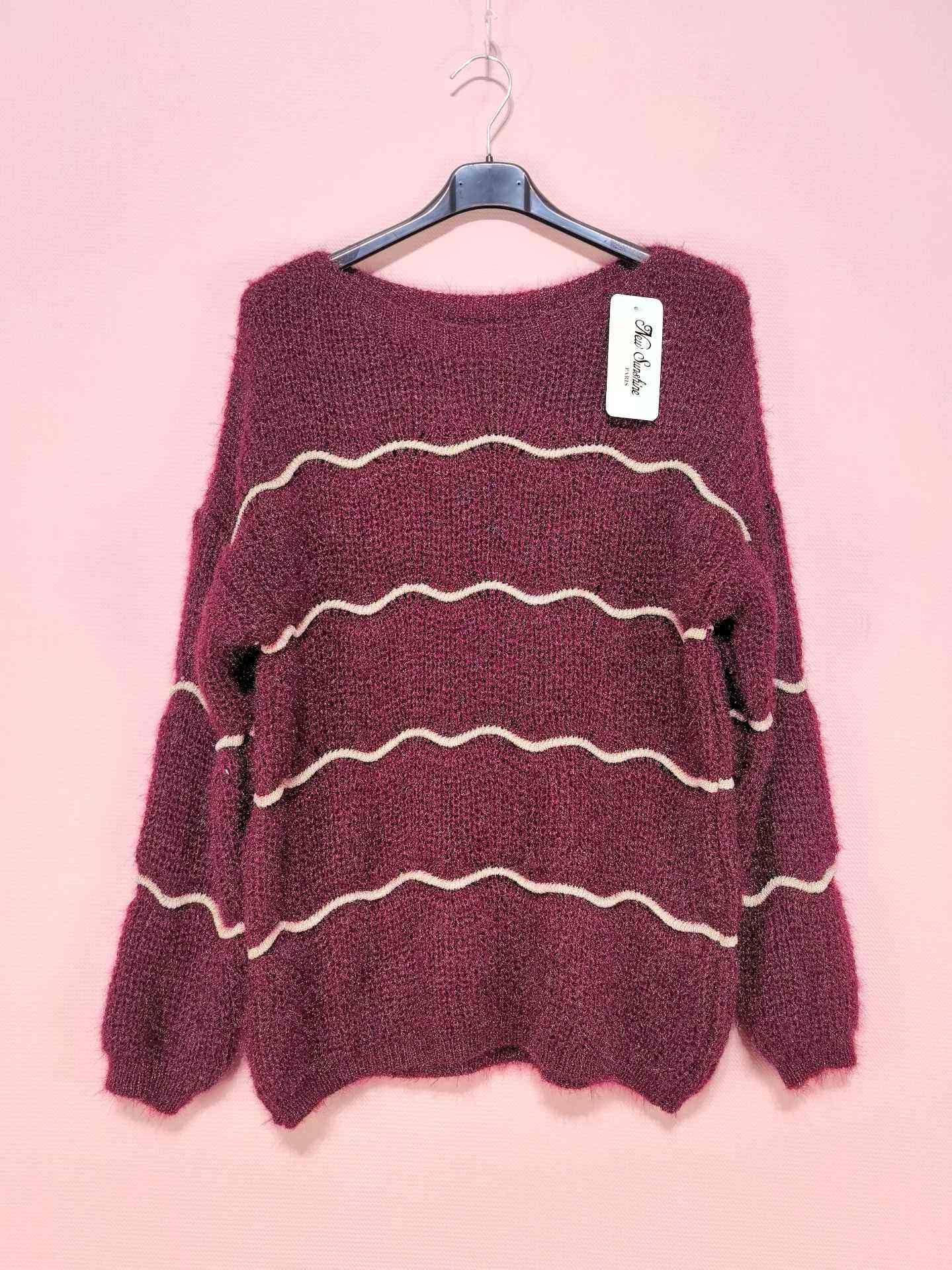 Pull rayures lurex  (x6)