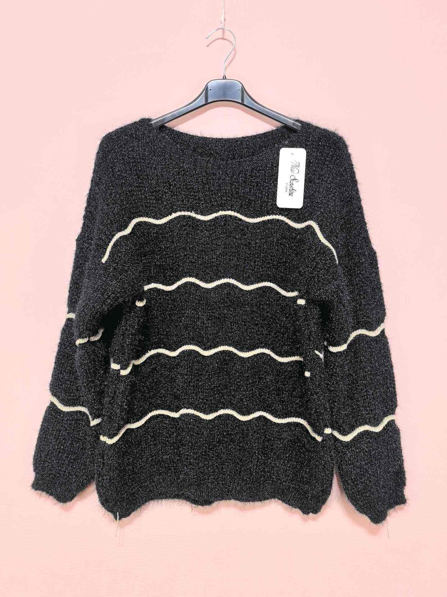 Pull rayures lurex  (x6)