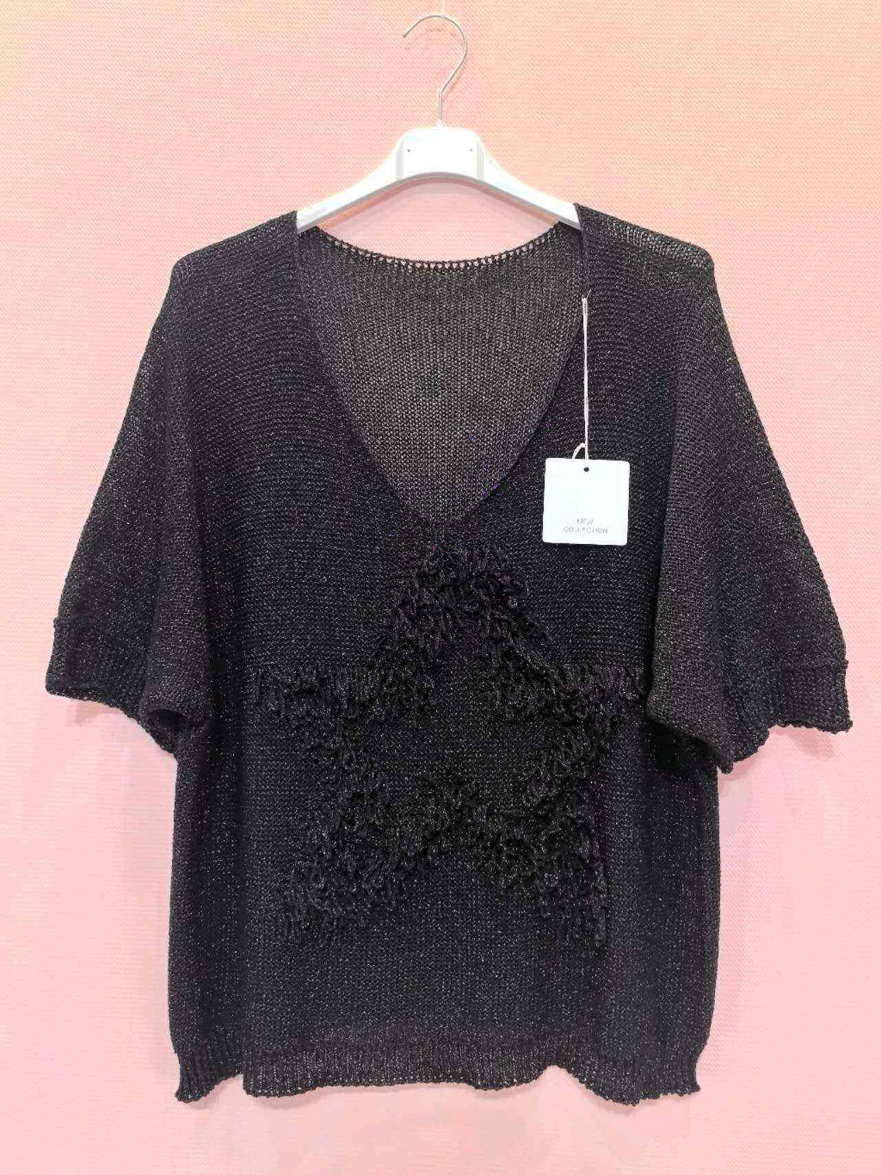 Pull Brillant Manches Courtes  (×6)