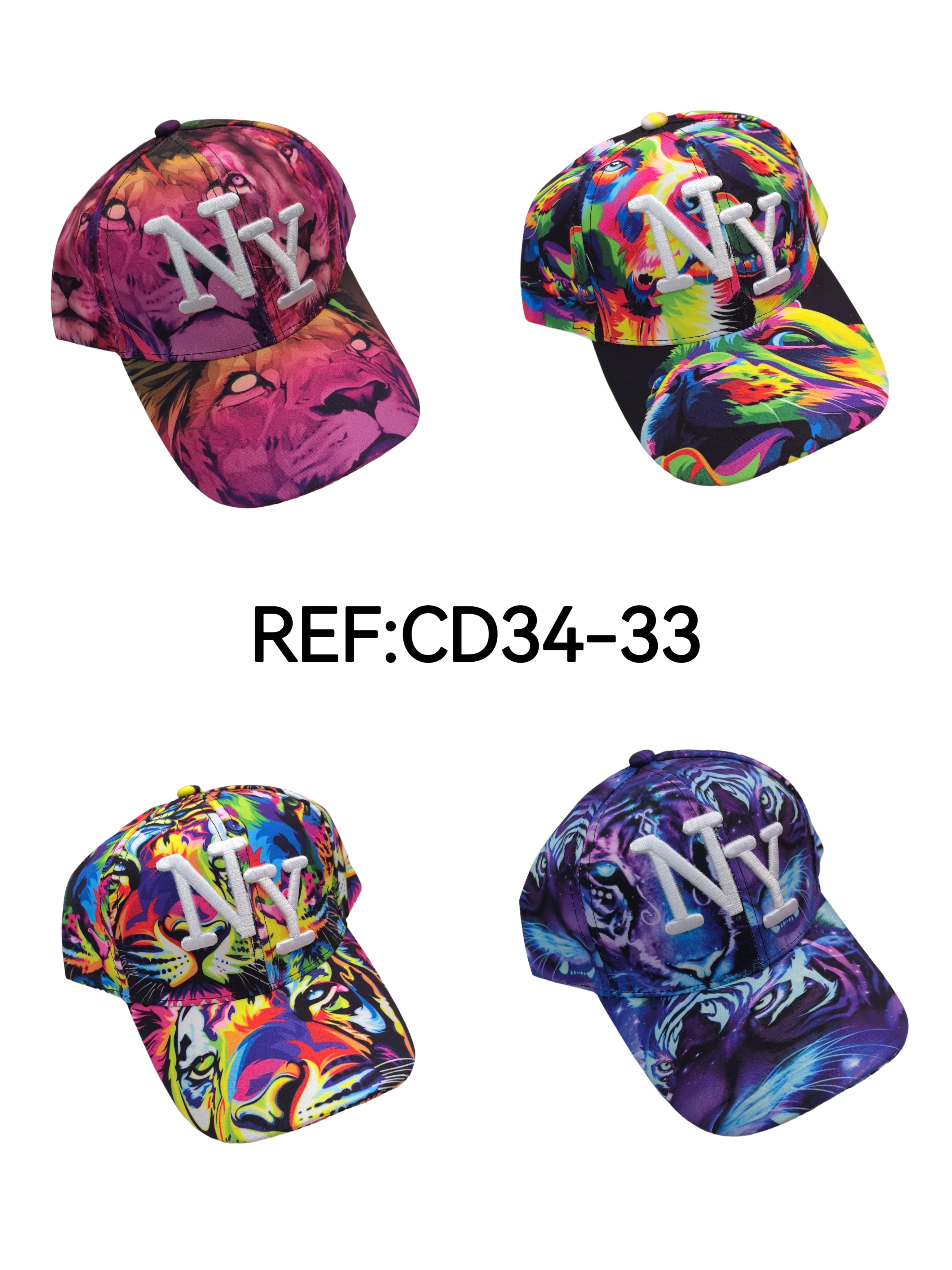 Casquettes écriture NY (x12) #33