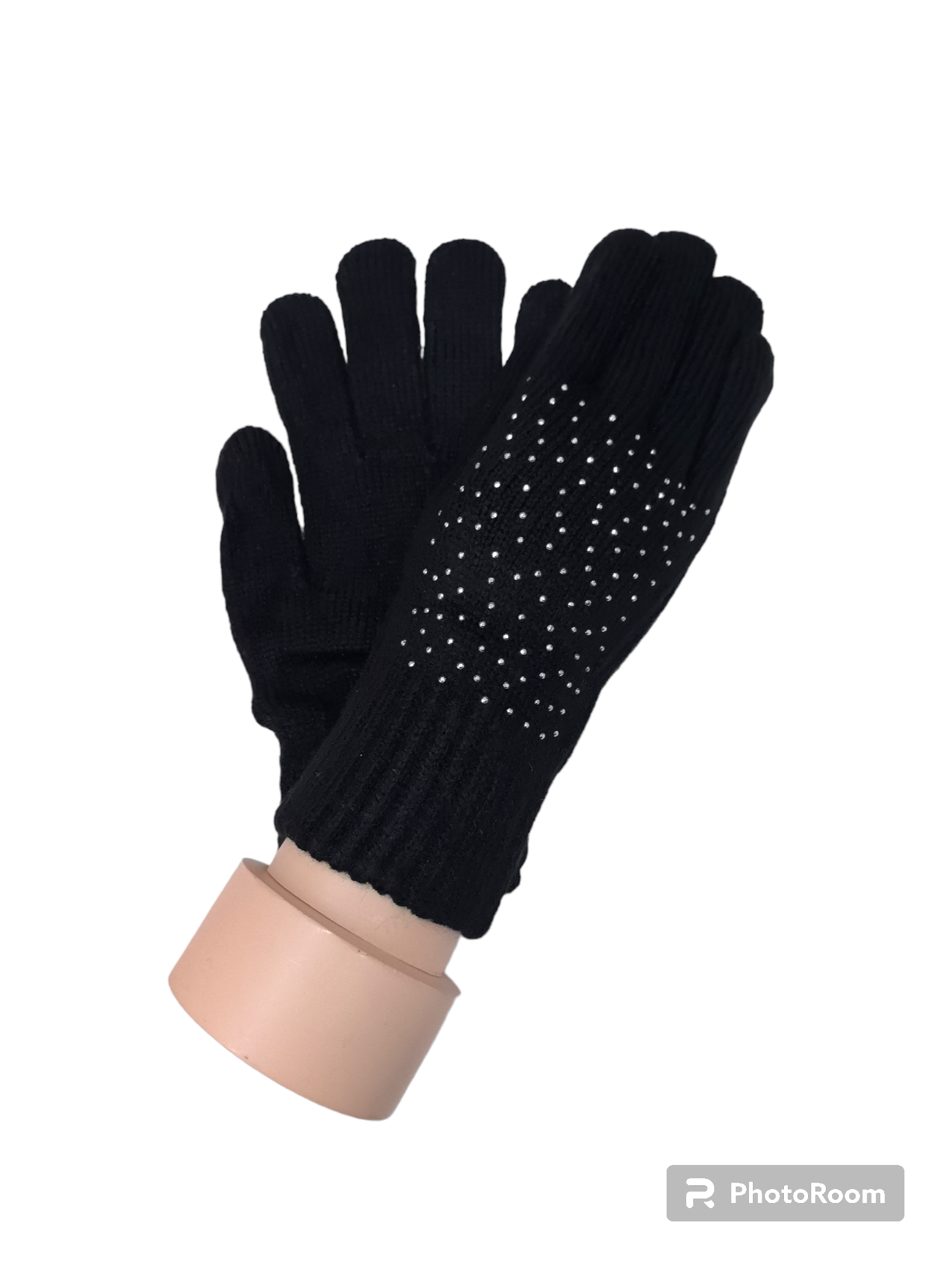 Gants femme strass  (x12)F30