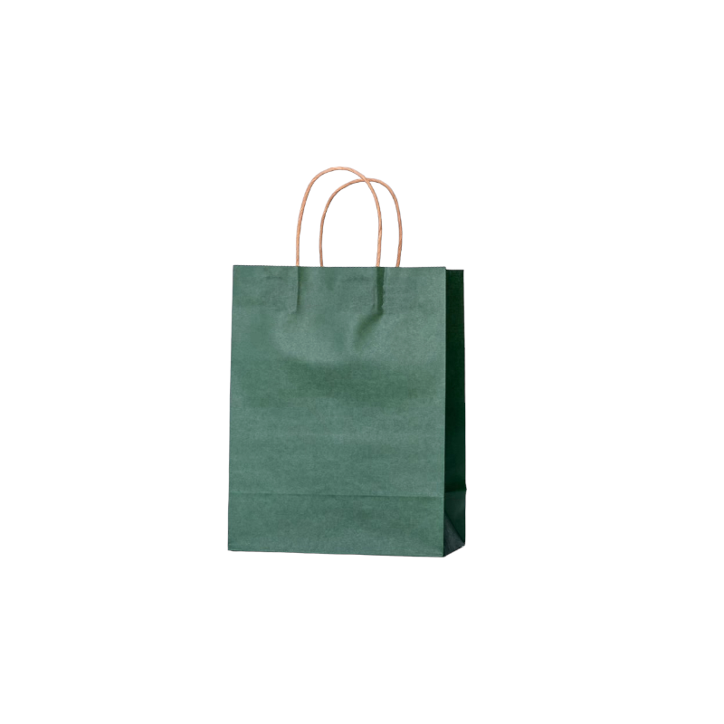 LOT DE 120 -Sacs papier kraft /16*8*22cm (couleurs mélangées)