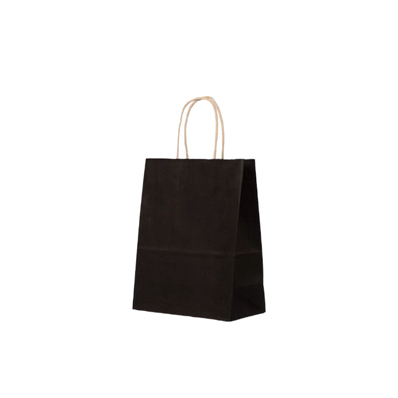 LOT DE 120 -Sacs papier kraft /16*8*22cm (couleurs mélangées)