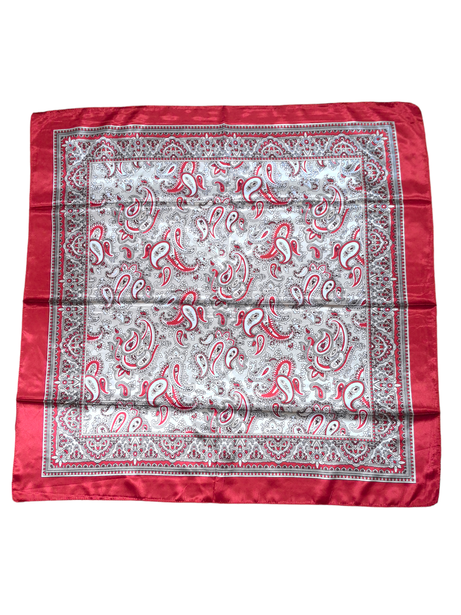 Foulard carré  90cm imprimé fantaisie (x10)#1