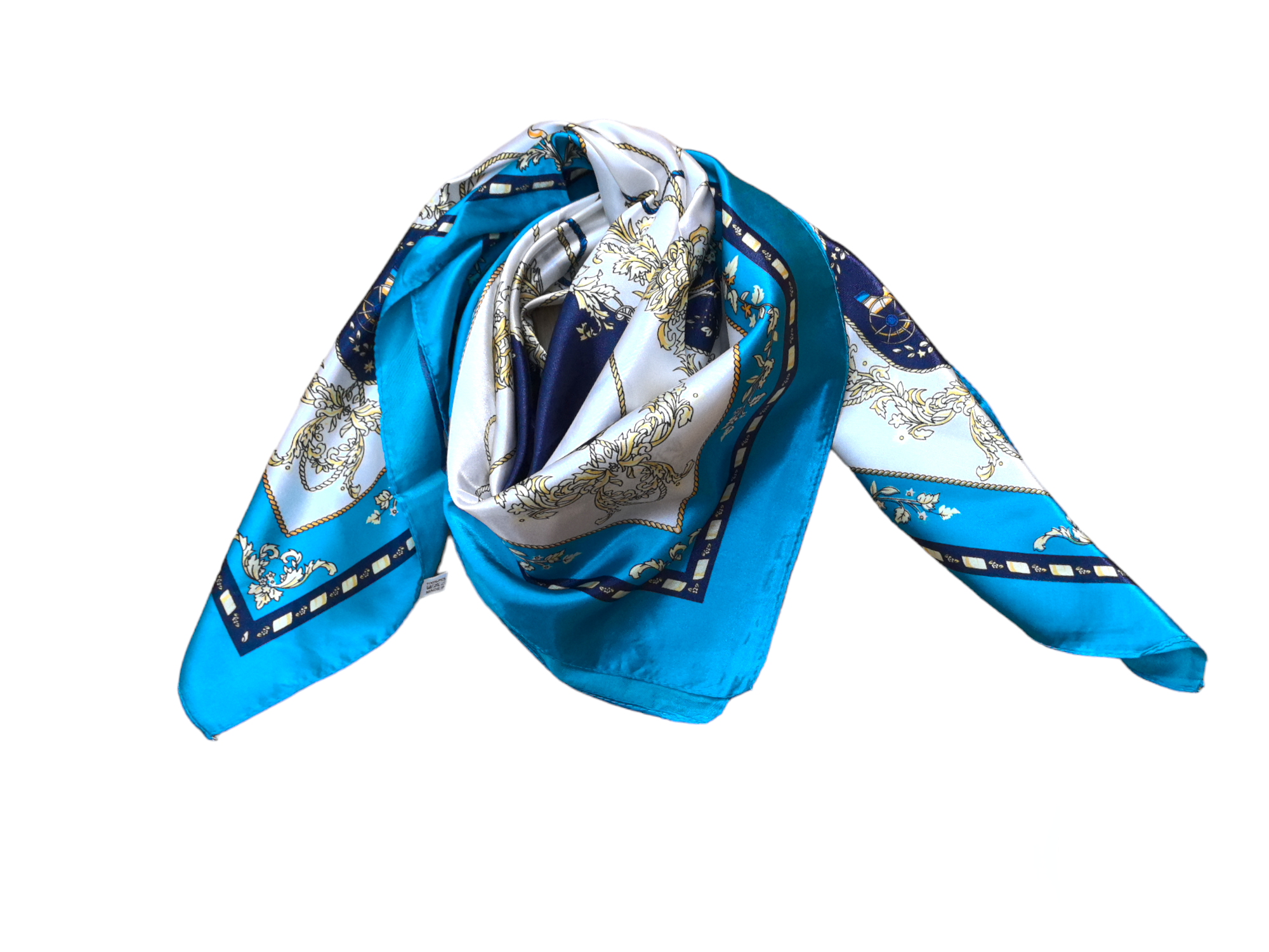 Foulard carré  90cm imprimé fantaisie (x10)#9