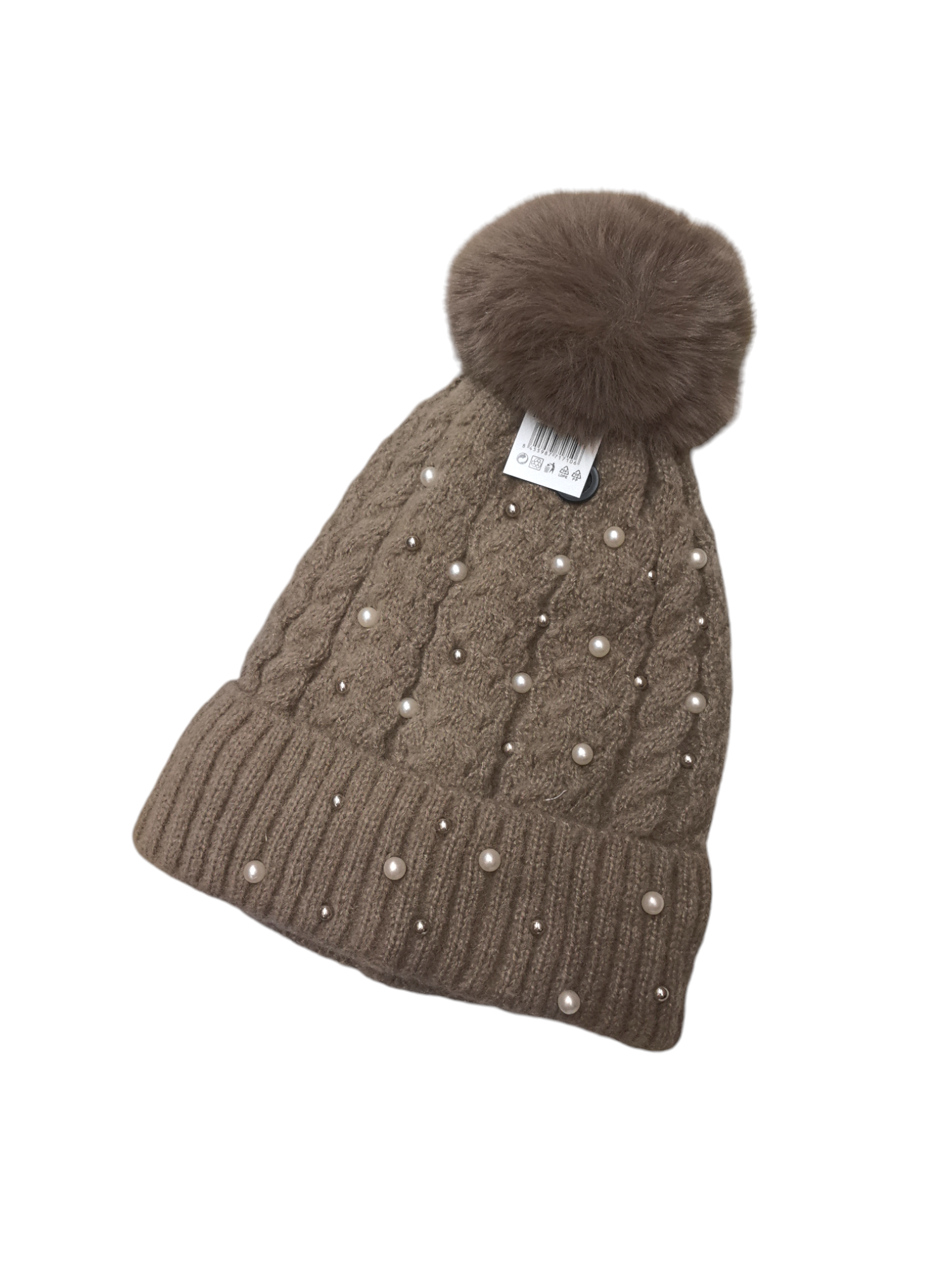 bonnet femme tricoté  perle(x12)#10