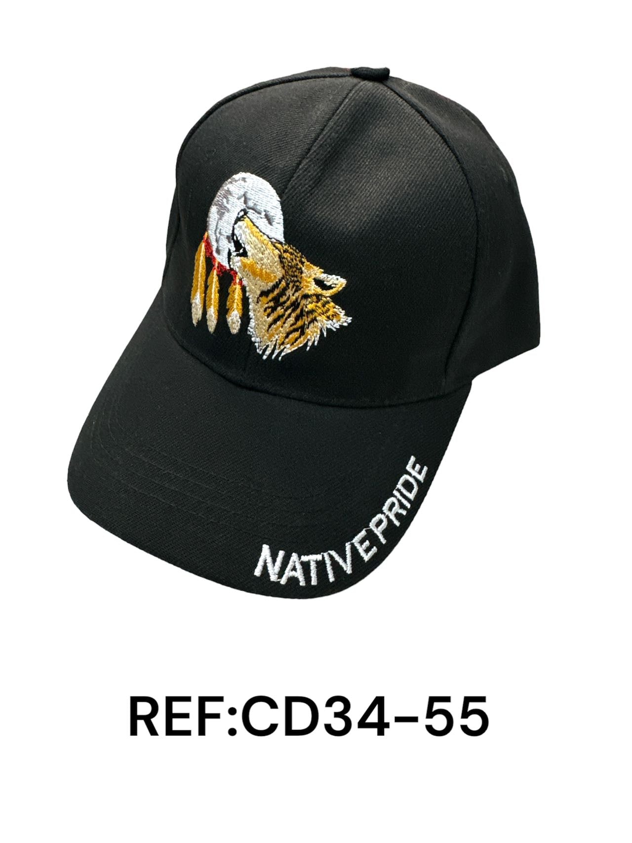 Casquettes motif Loup (x6)