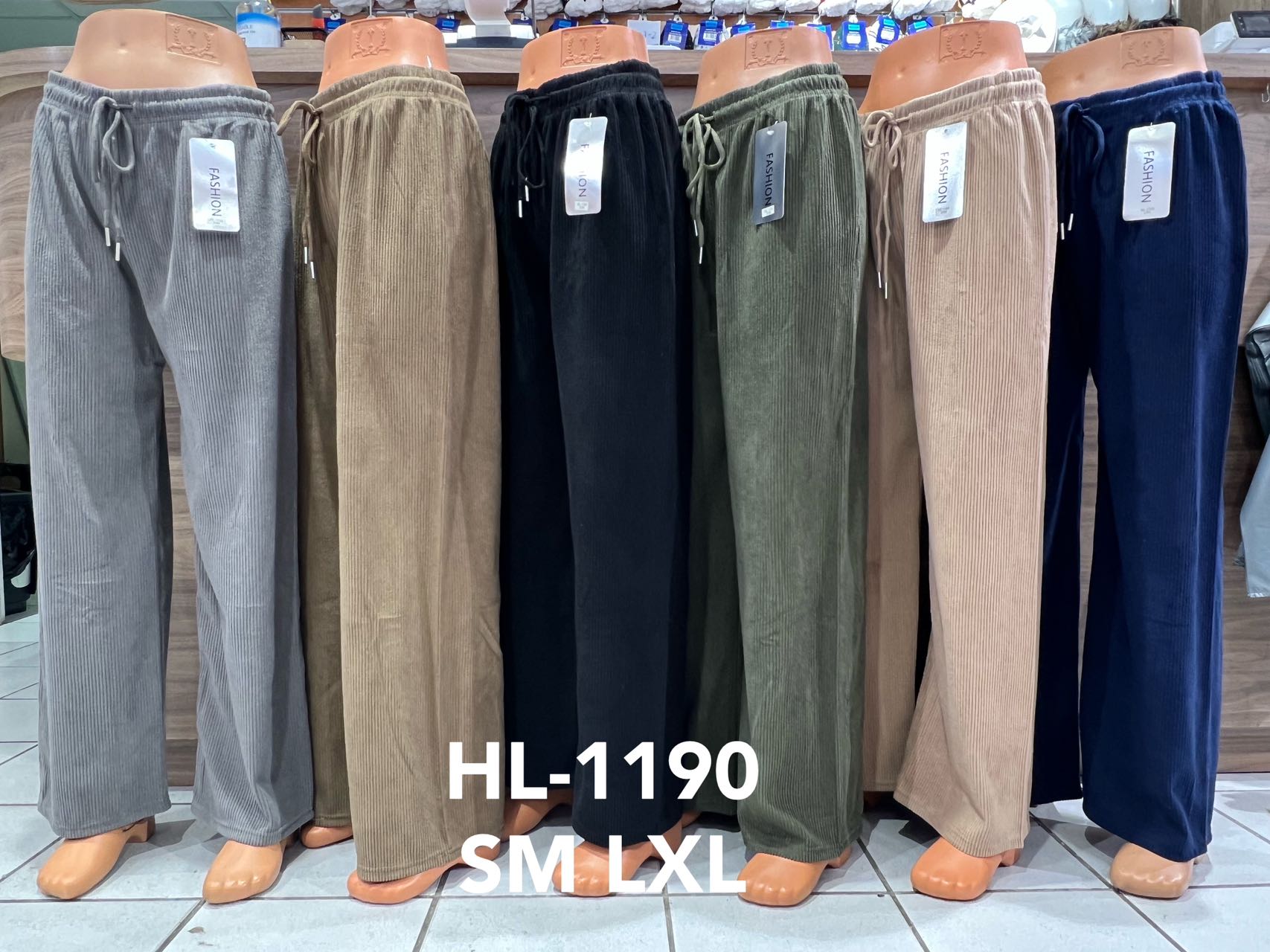 Pantalon velours(x12)#1190