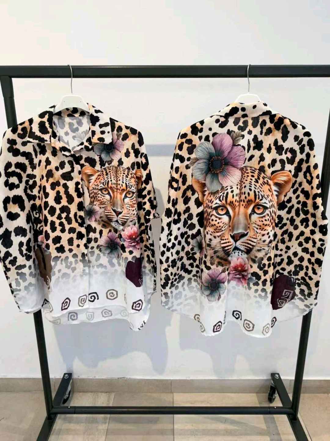 Chemise OverSize Imprimé Graphique (x6)