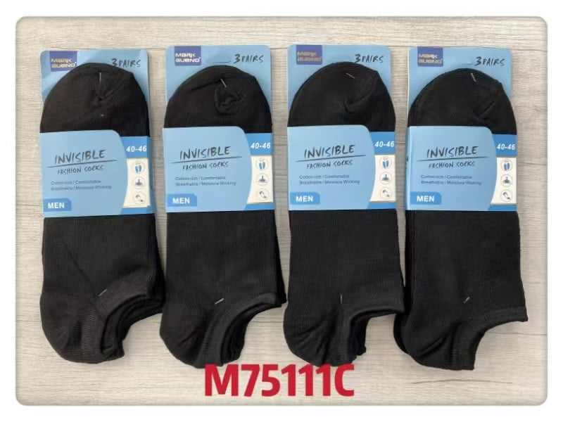 HOMME Chaussettes socquettes coton  (x24)#M75111