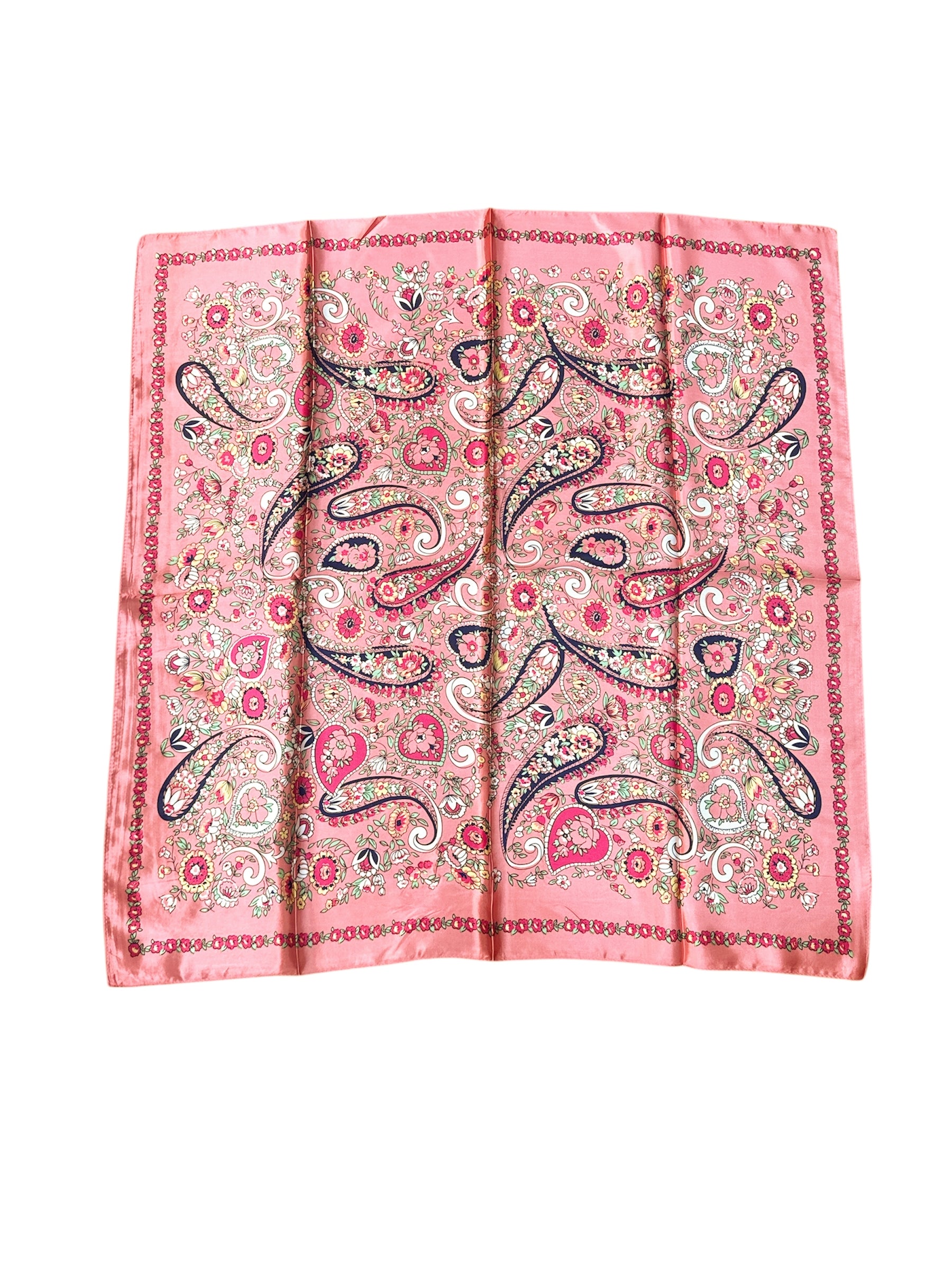 Foulard carré  90cm imprimé fantaisie (x10)#21