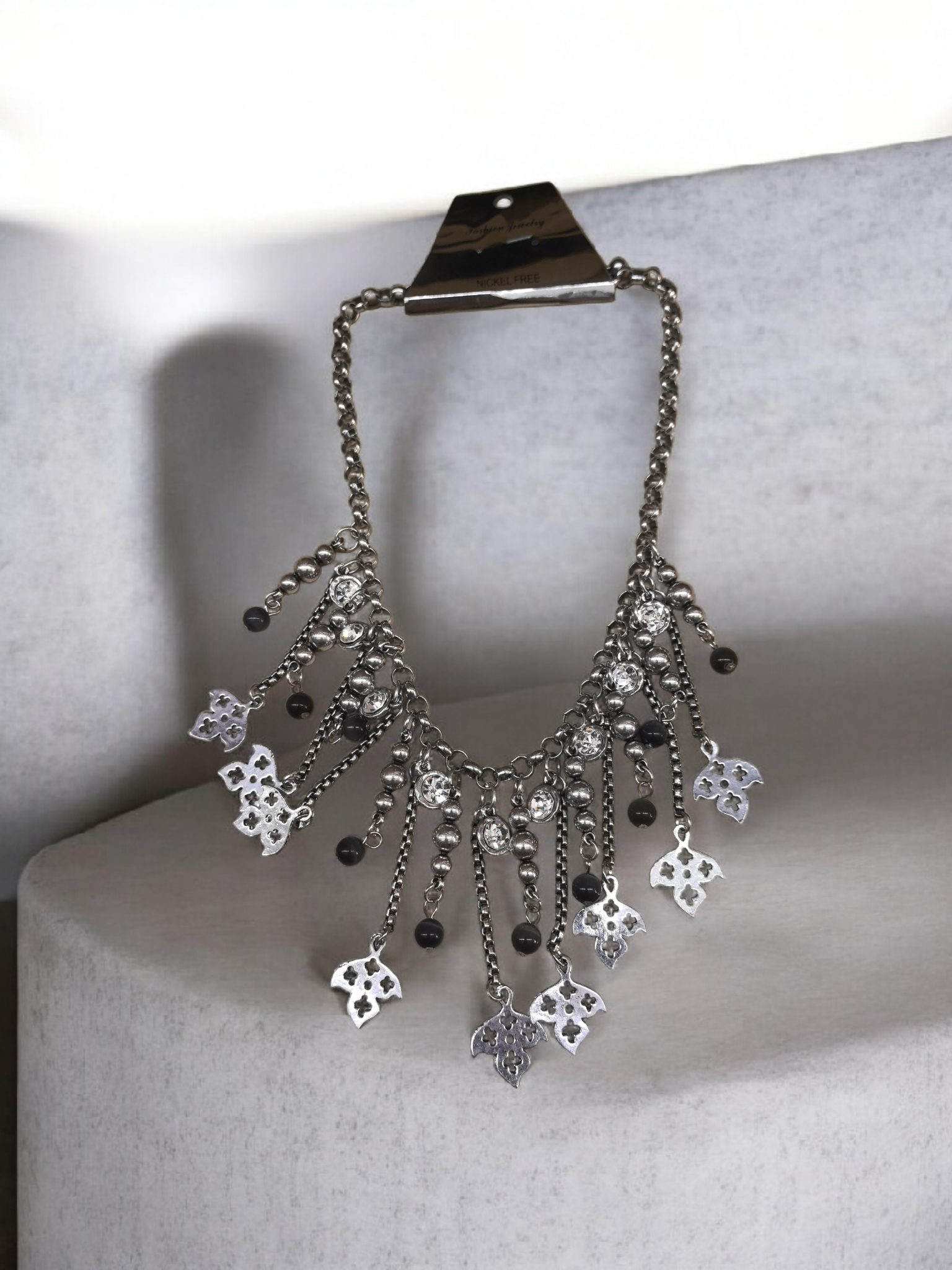 Collier fantaisie trèfle#CD207