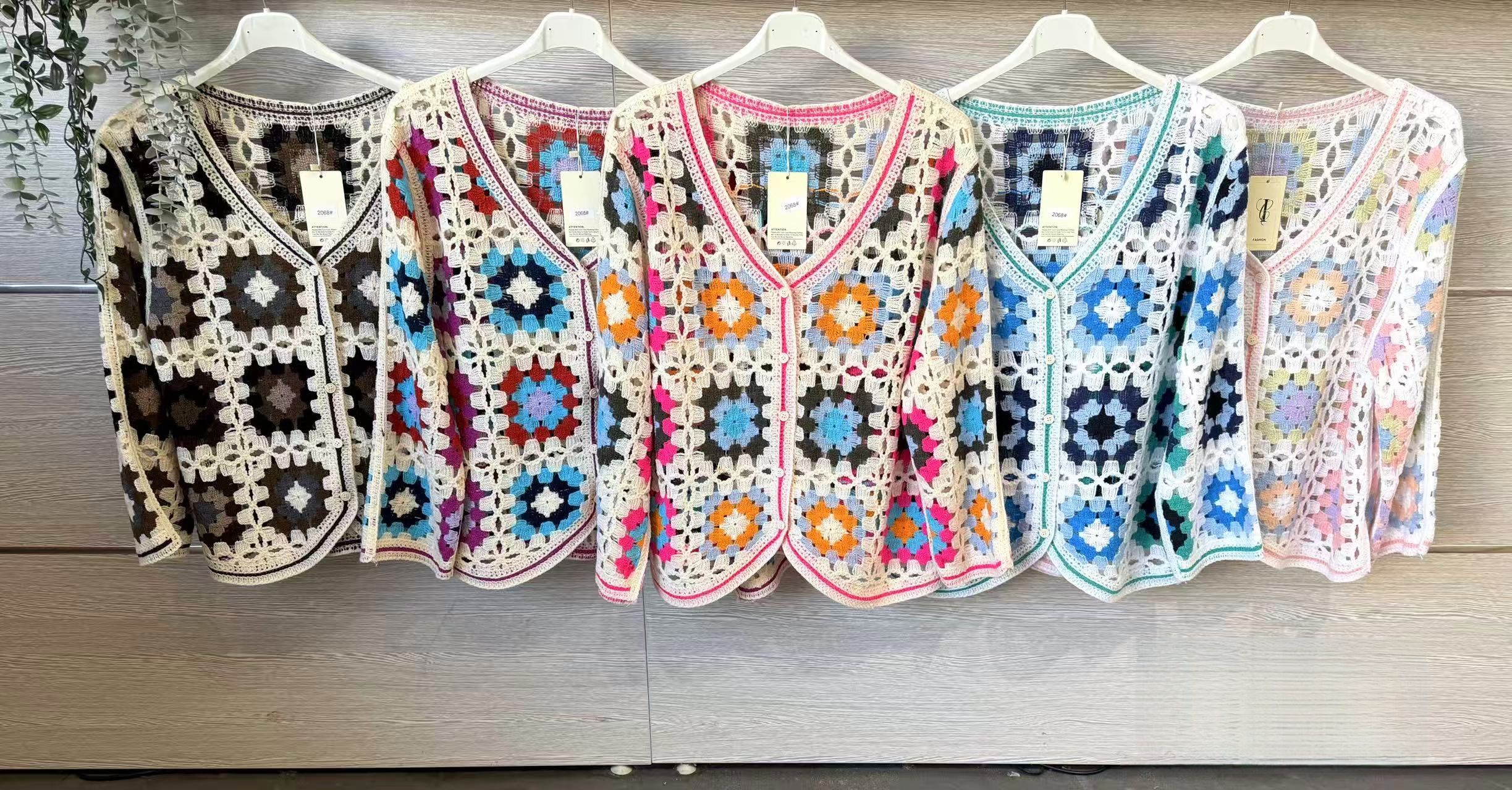 Gilet En Crochet x6
