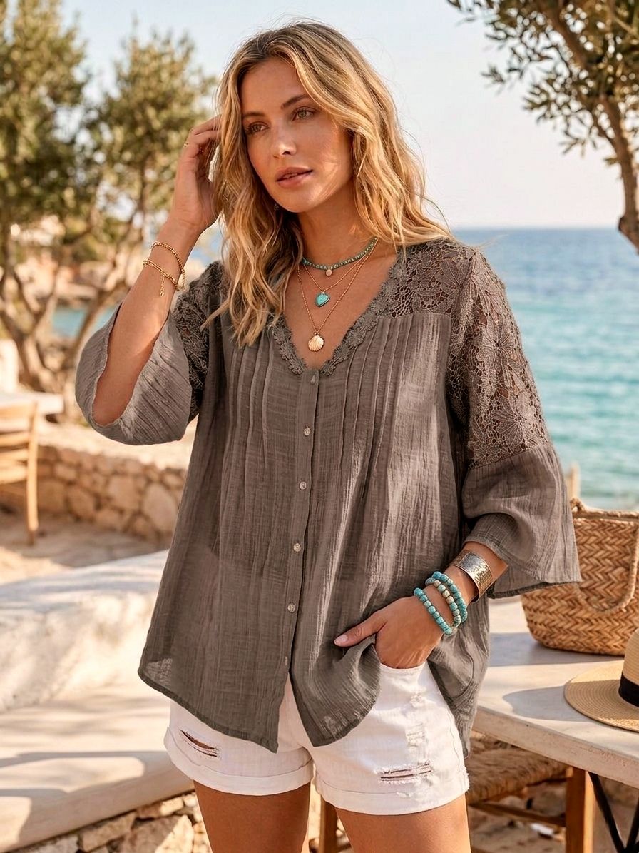 blouse avec dentelle(x8)