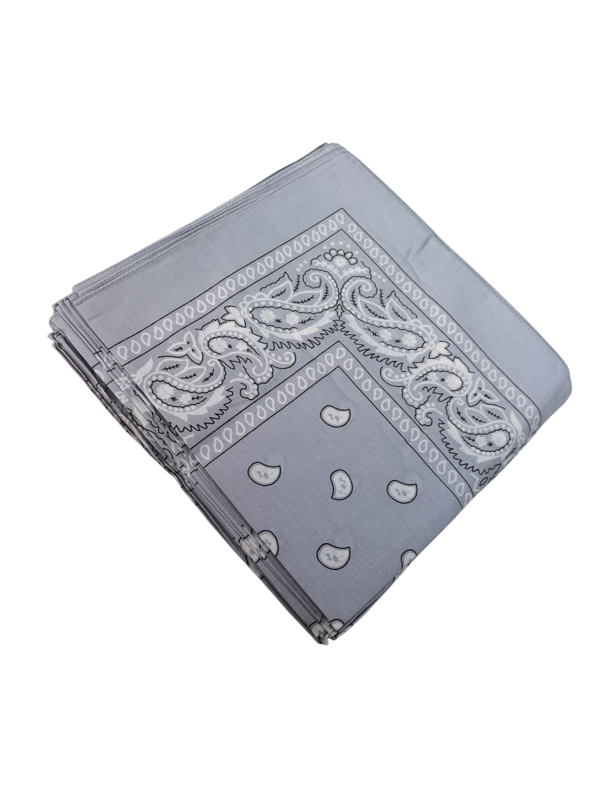 Bandana 100% coton Motif Paisley  (x12)