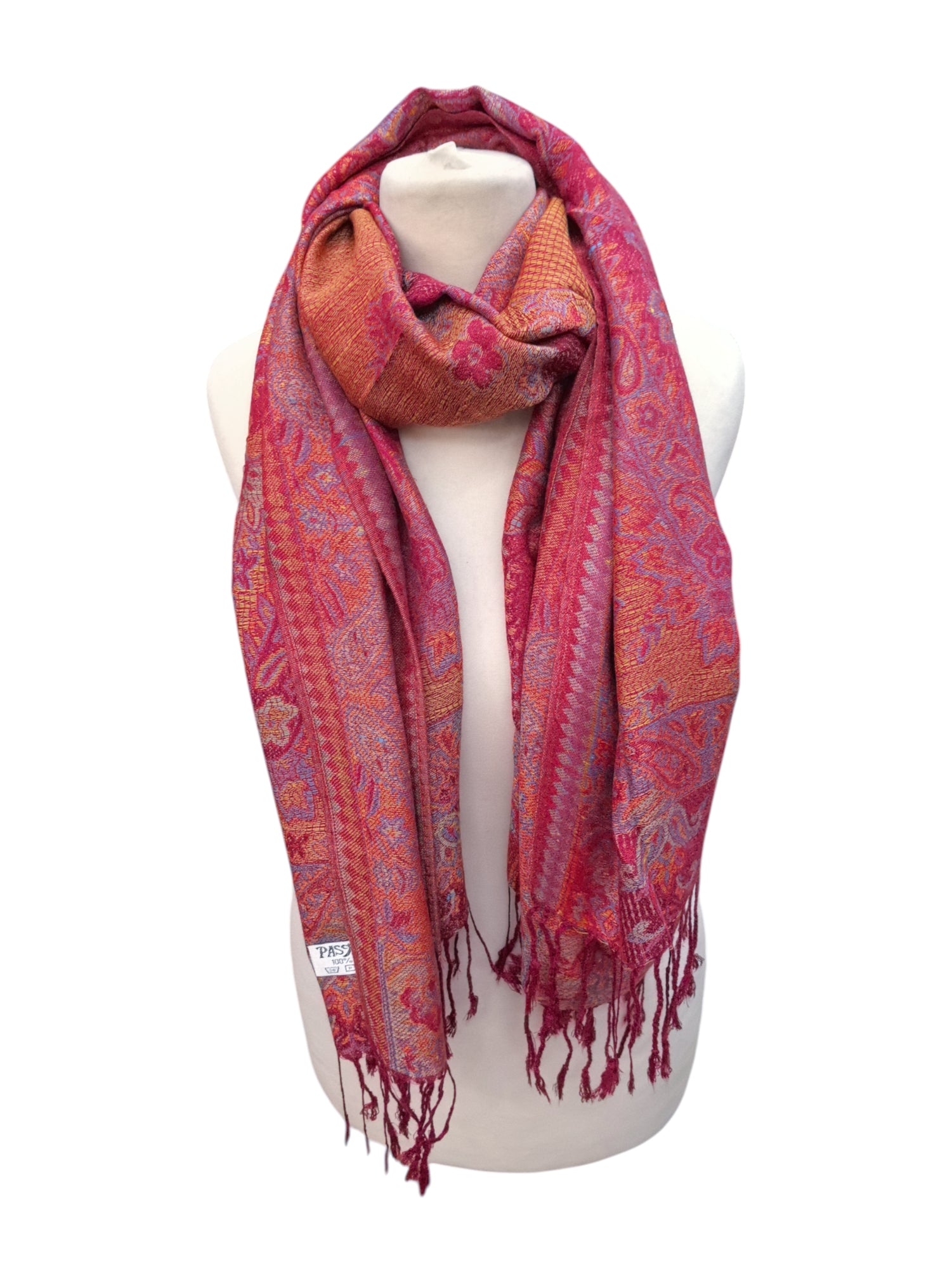 Châle Écharpe   paisley  (x12) #37
