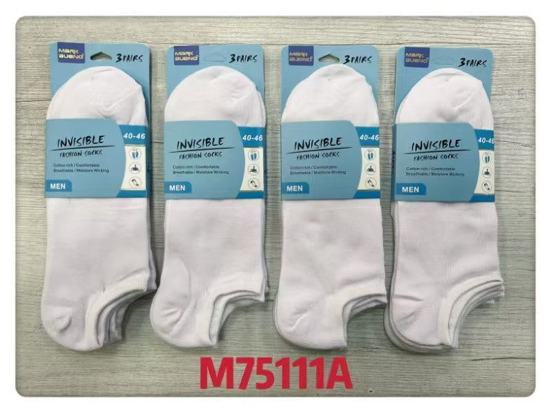 HOMME Chaussettes socquettes coton  (x24)#M75111