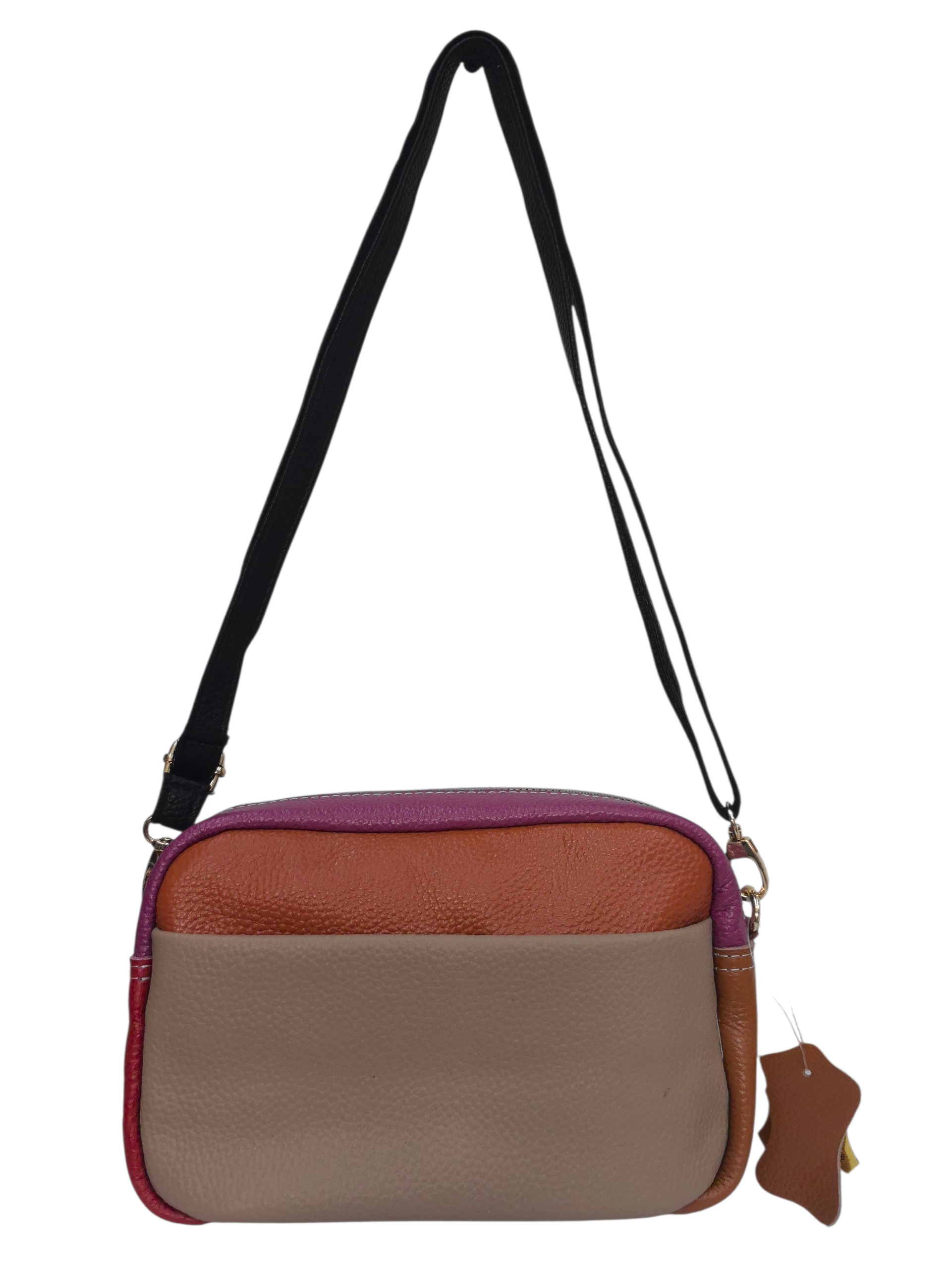 Sac multicouleur- Cuir véritable couleur (X6)