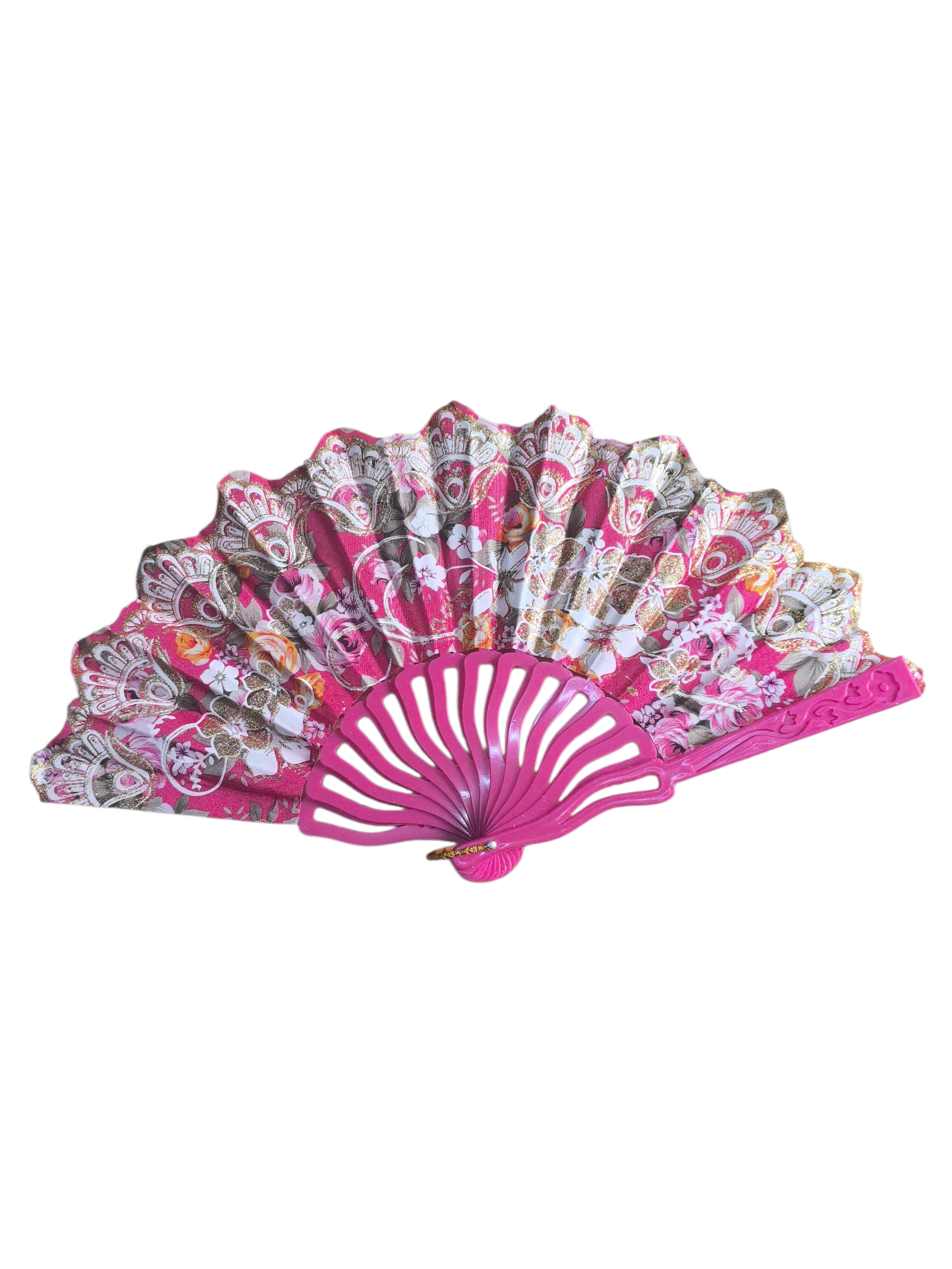 Éventails motif fleur Paillettes(x12)#41