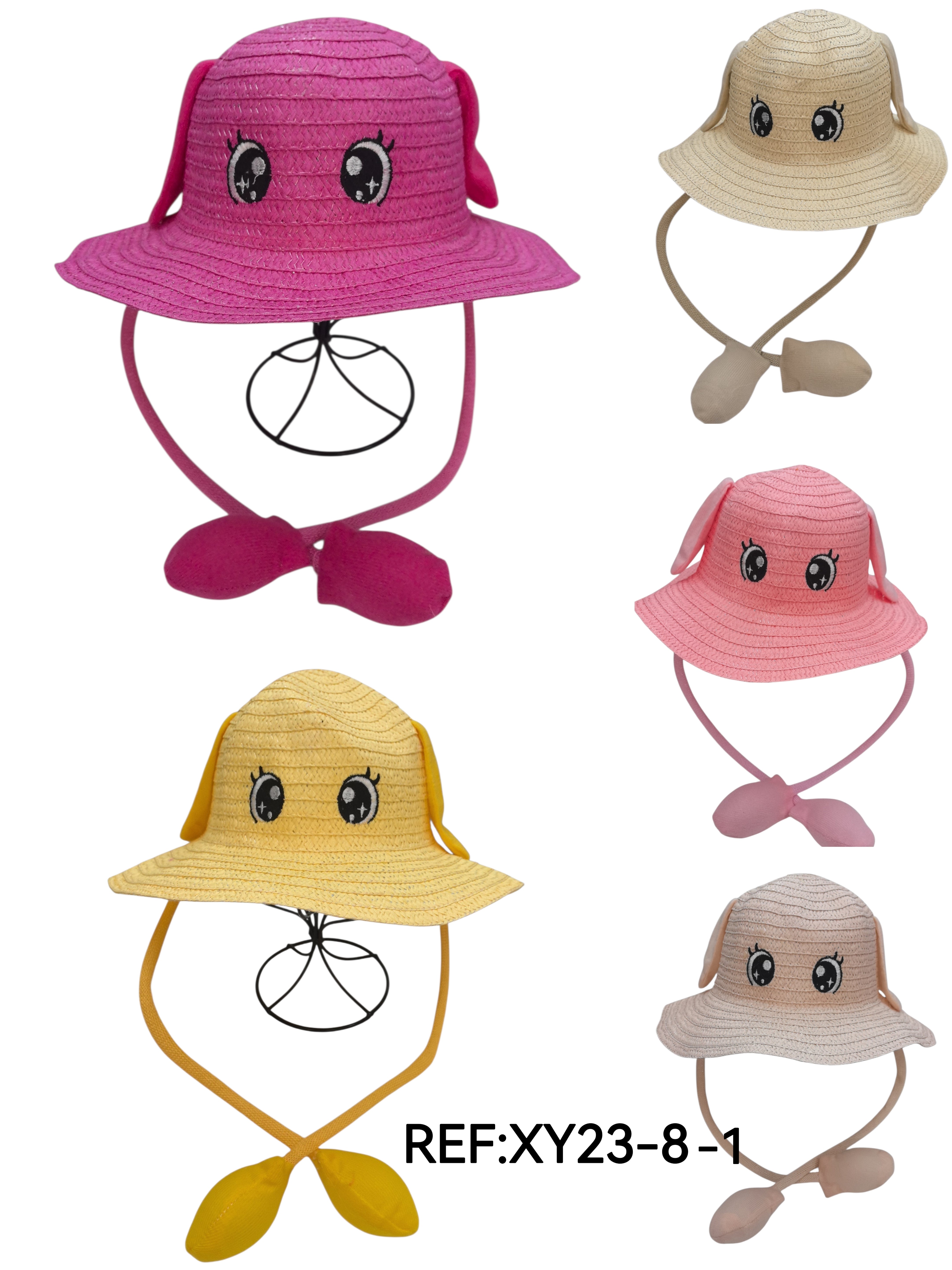 Chapeaux enfant lapin (x12)