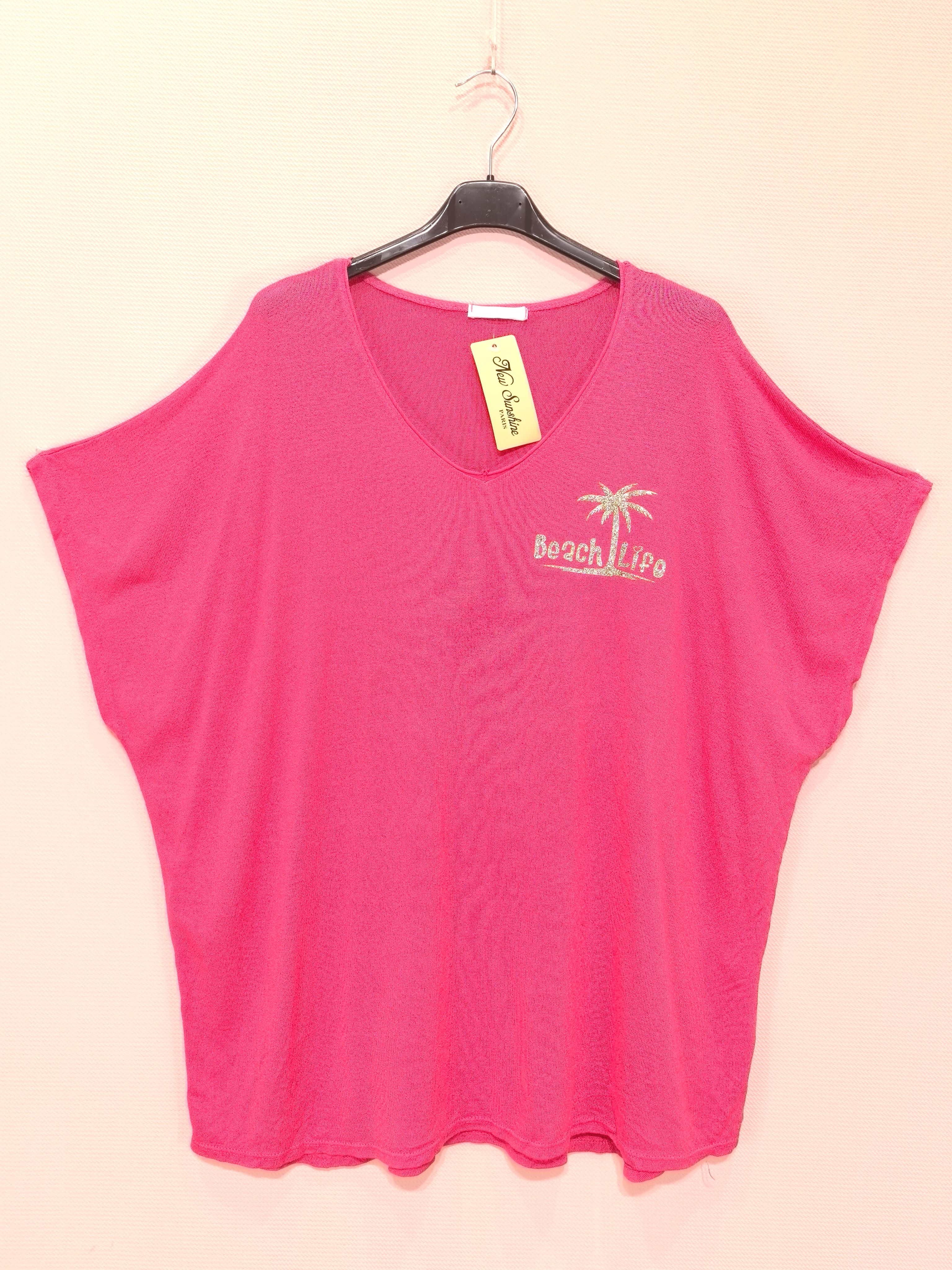 T-shirts Col V (x8)
