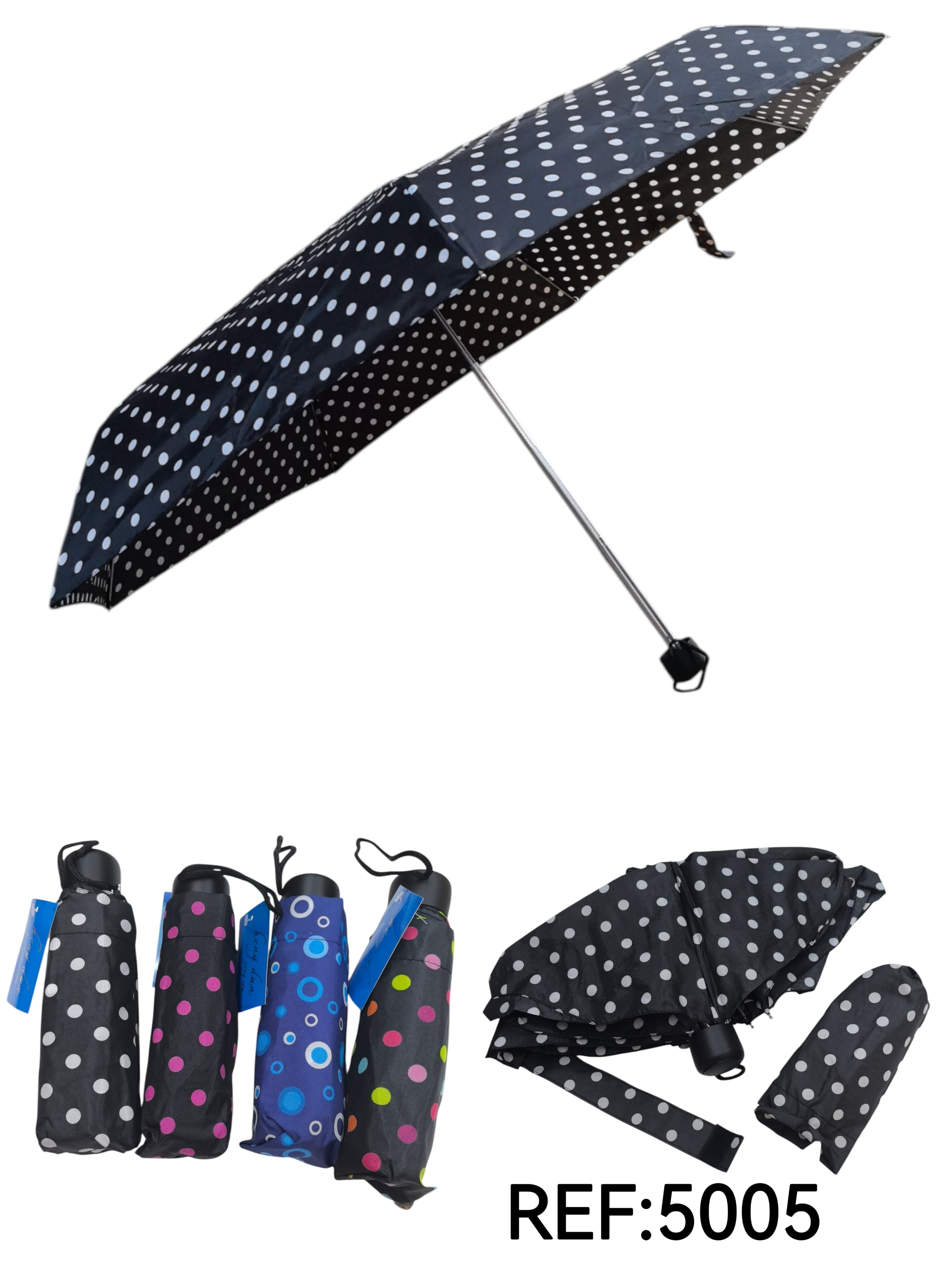 Mini Parapluie motif  Pointes (x12)