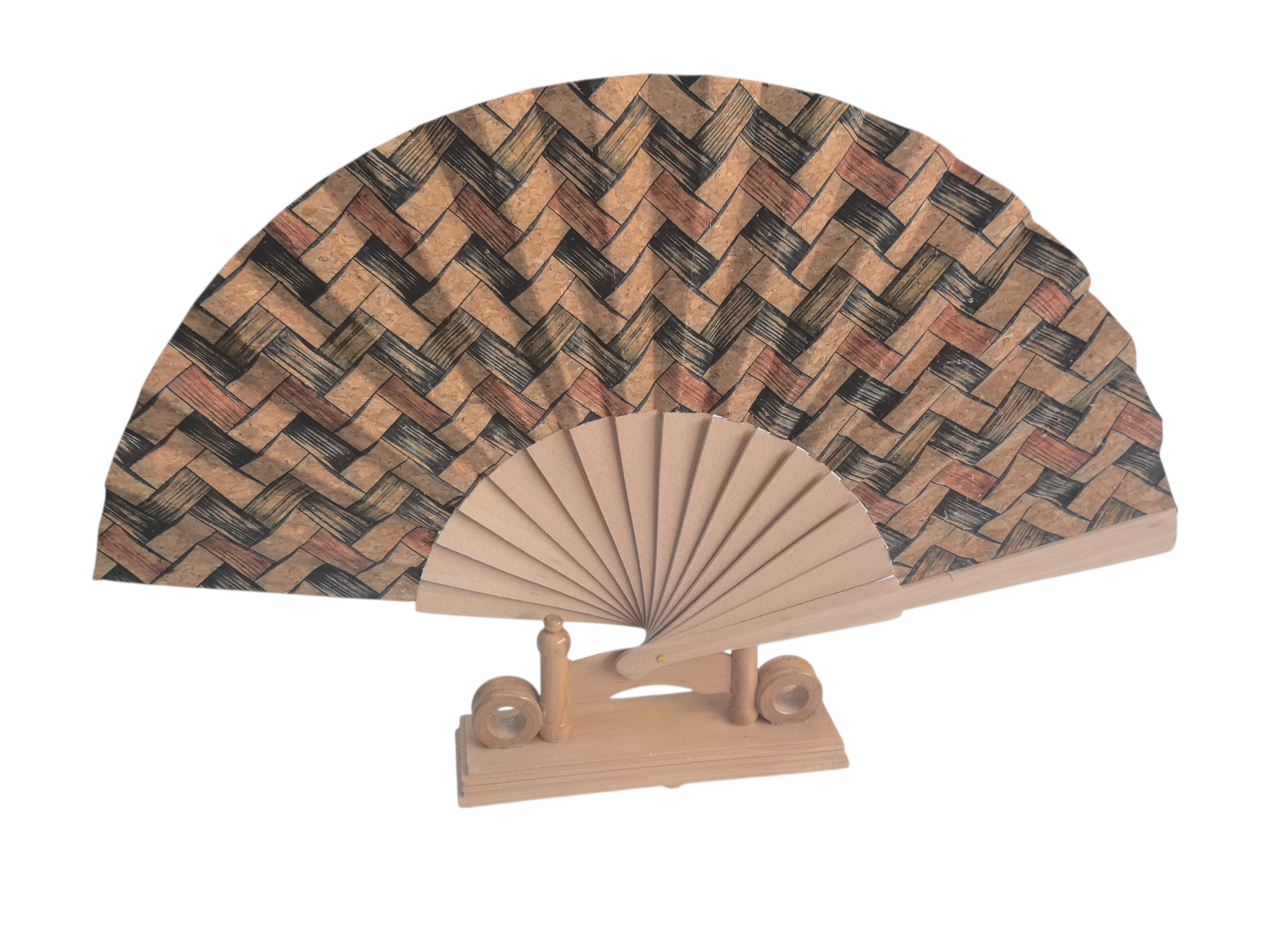 Éventails bois naturel(x12)#31