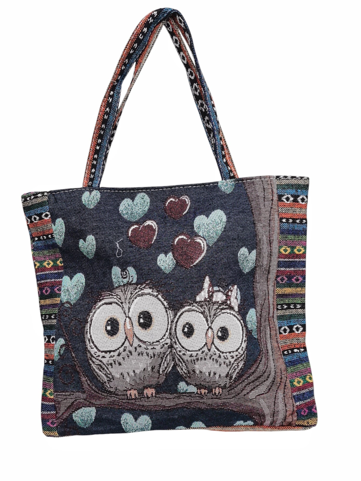 Sac à main en toile  brodé hibon pour femme (x12)