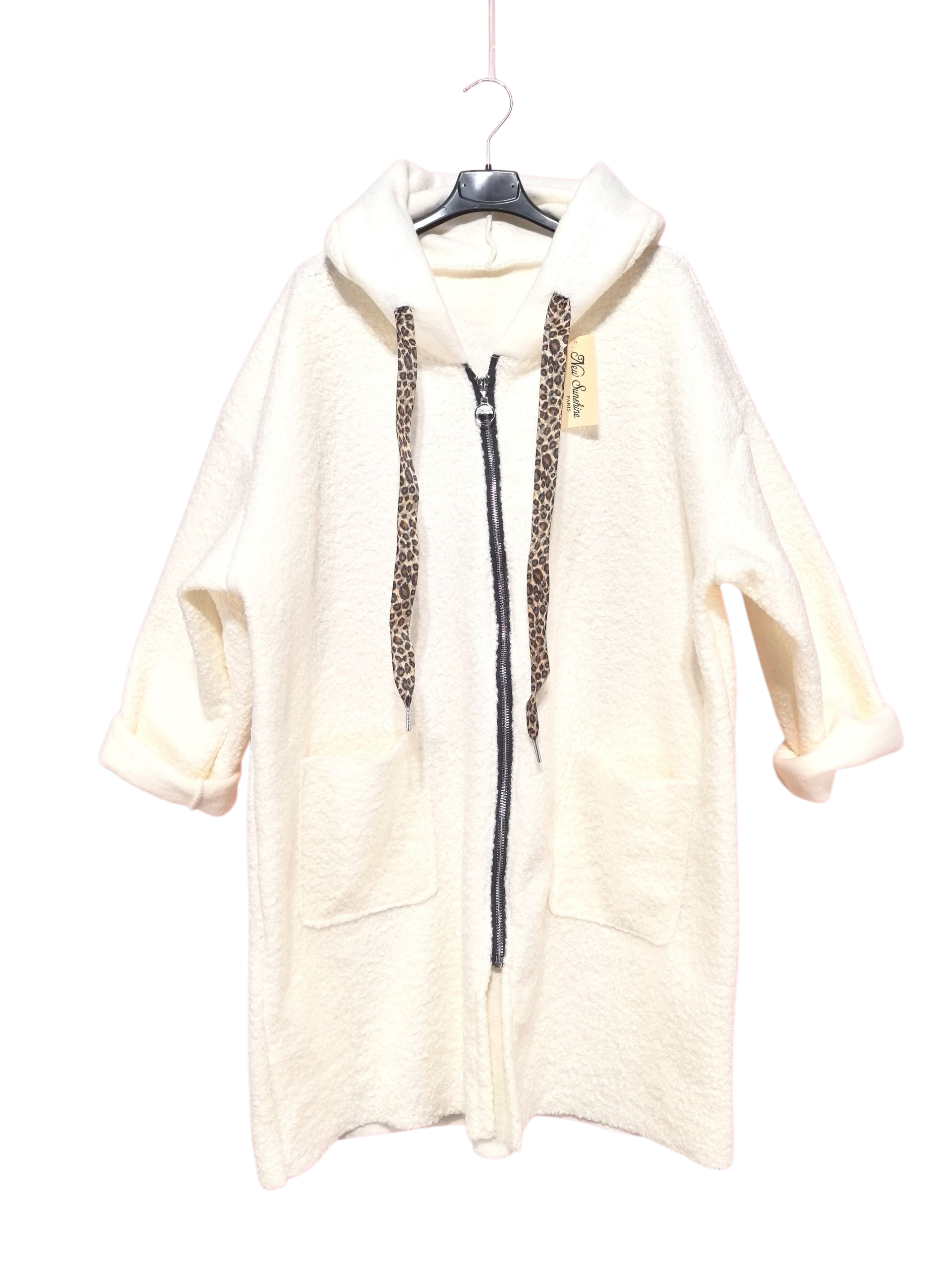 Manteau zippée avec capuche (x5)