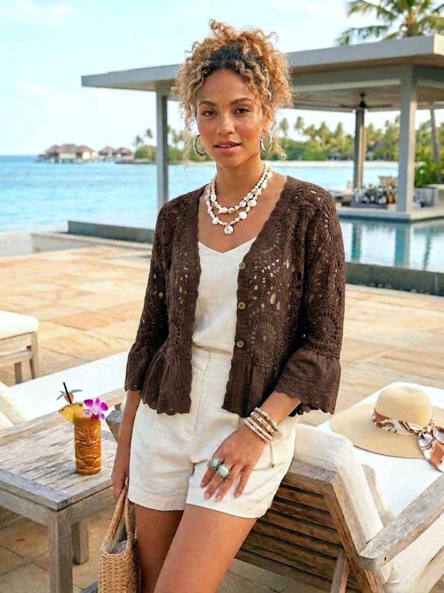 Gilet En Crochet (x8)