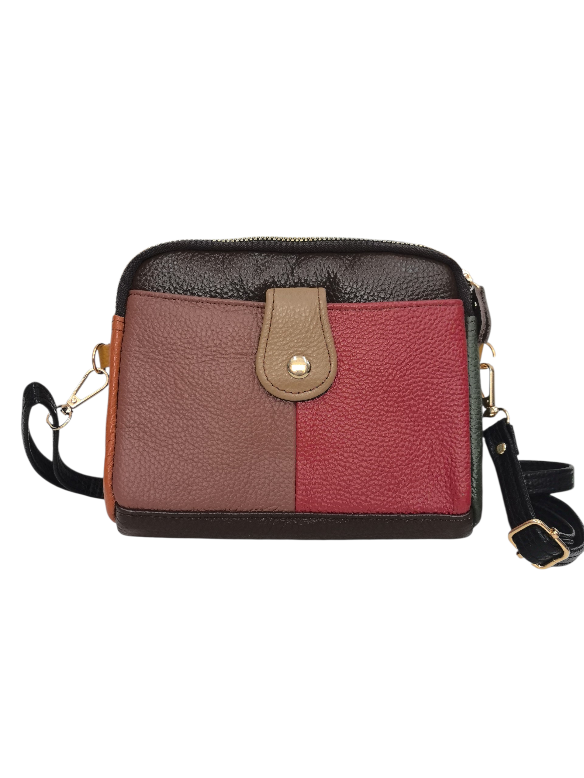 Sac multicouleur- Cuir véritable couleur (X6)